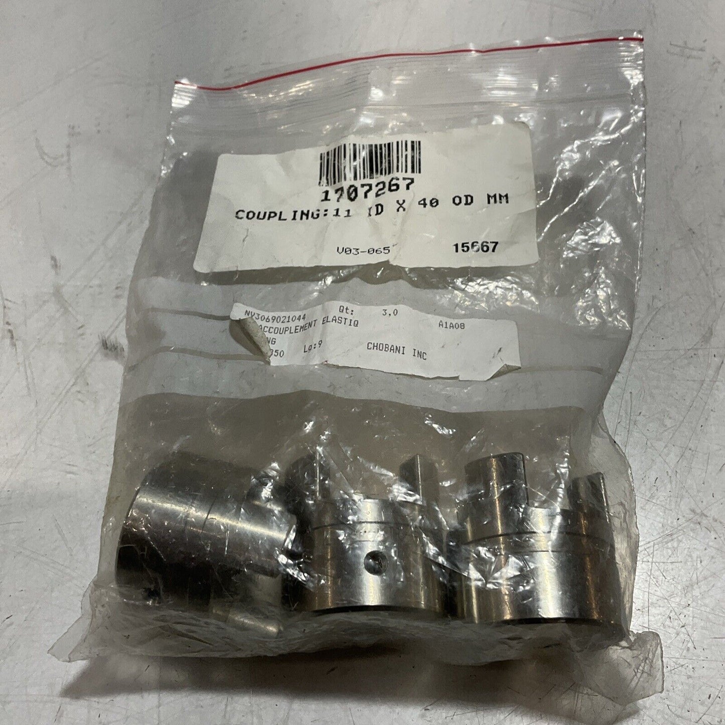 KTR-ROTEX 14305 11 ID X 40 OD MM COUPLING LOT OF 3 C2H