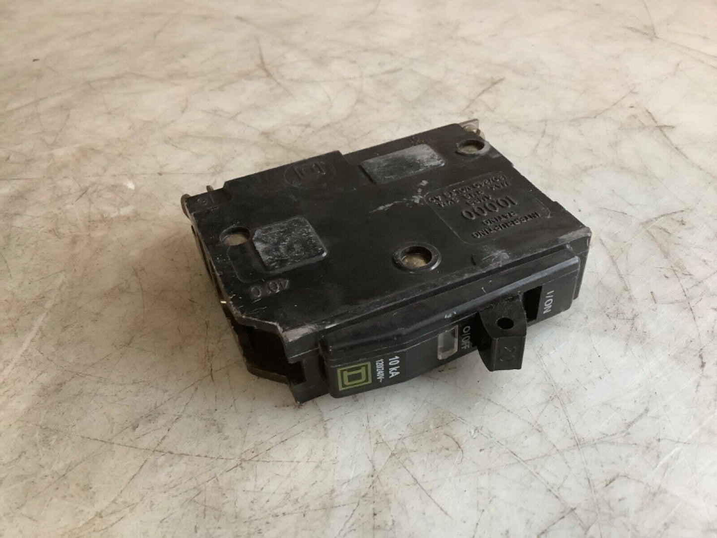 SQUARE D QOB120 CIRCUIT BREAKER 20A 120/240V 1 POLE - LOT OF 3 444