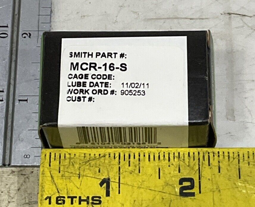 ABC SMITH MCR-16-S CAM 16MM SEALED FOLLOWER BEARING LOT OF 2 U3S