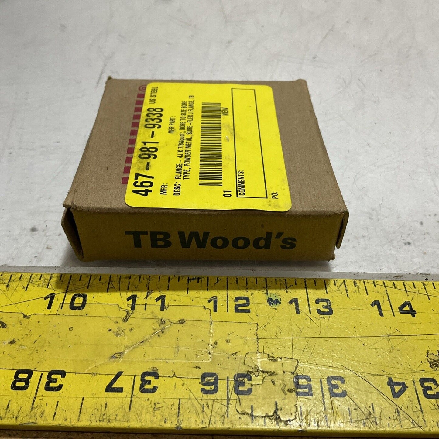 TB WOODS 4J 467-981-9338 FLANGE SURE-FLEX MAX RPM 7600 U3S