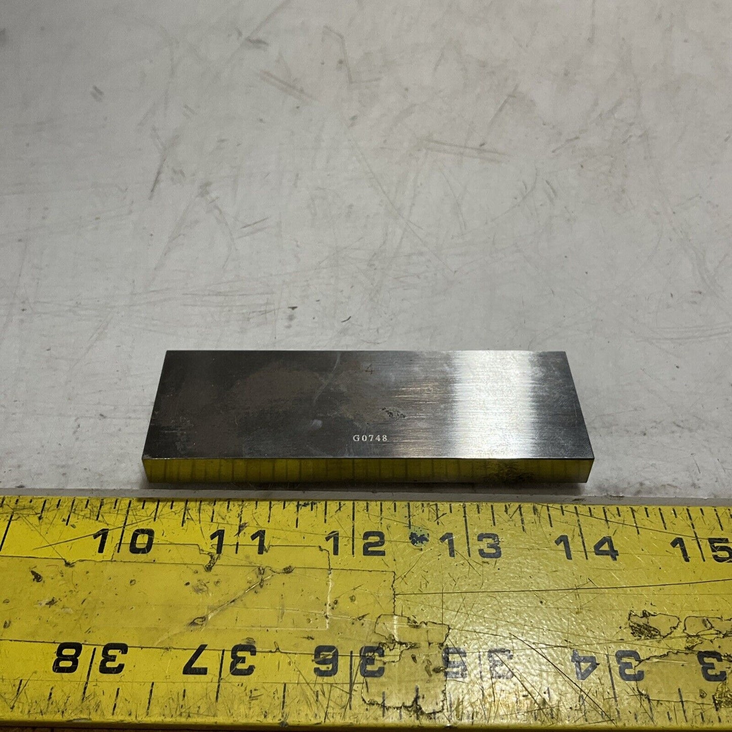 ALDINGER G0748 IMGAGES 4.000 GAGE BLOCK VARIABLE MILLING SPEED U3S