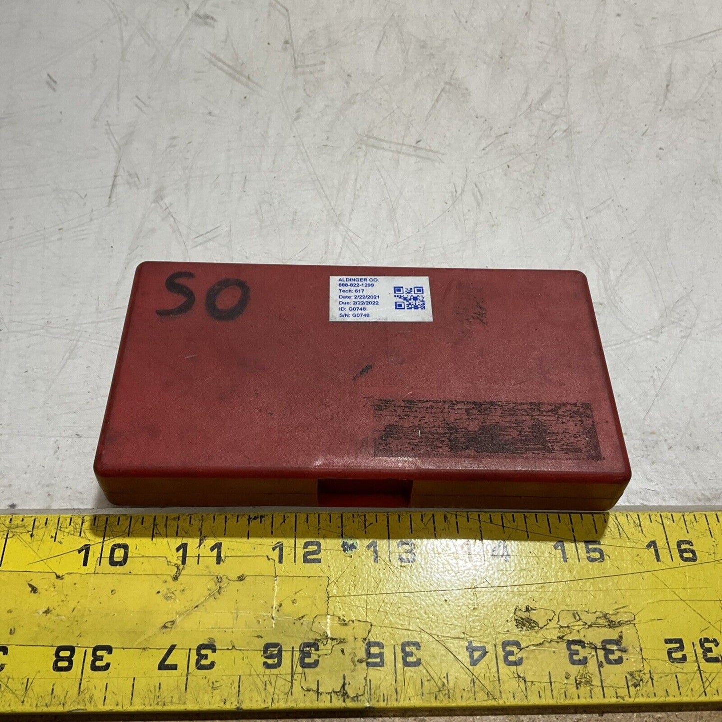 ALDINGER G0748 IMGAGES 4.000 GAGE BLOCK VARIABLE MILLING SPEED U3S