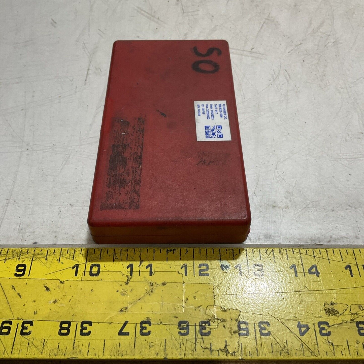 ALDINGER G0748 IMGAGES 4.000 GAGE BLOCK VARIABLE MILLING SPEED U3S