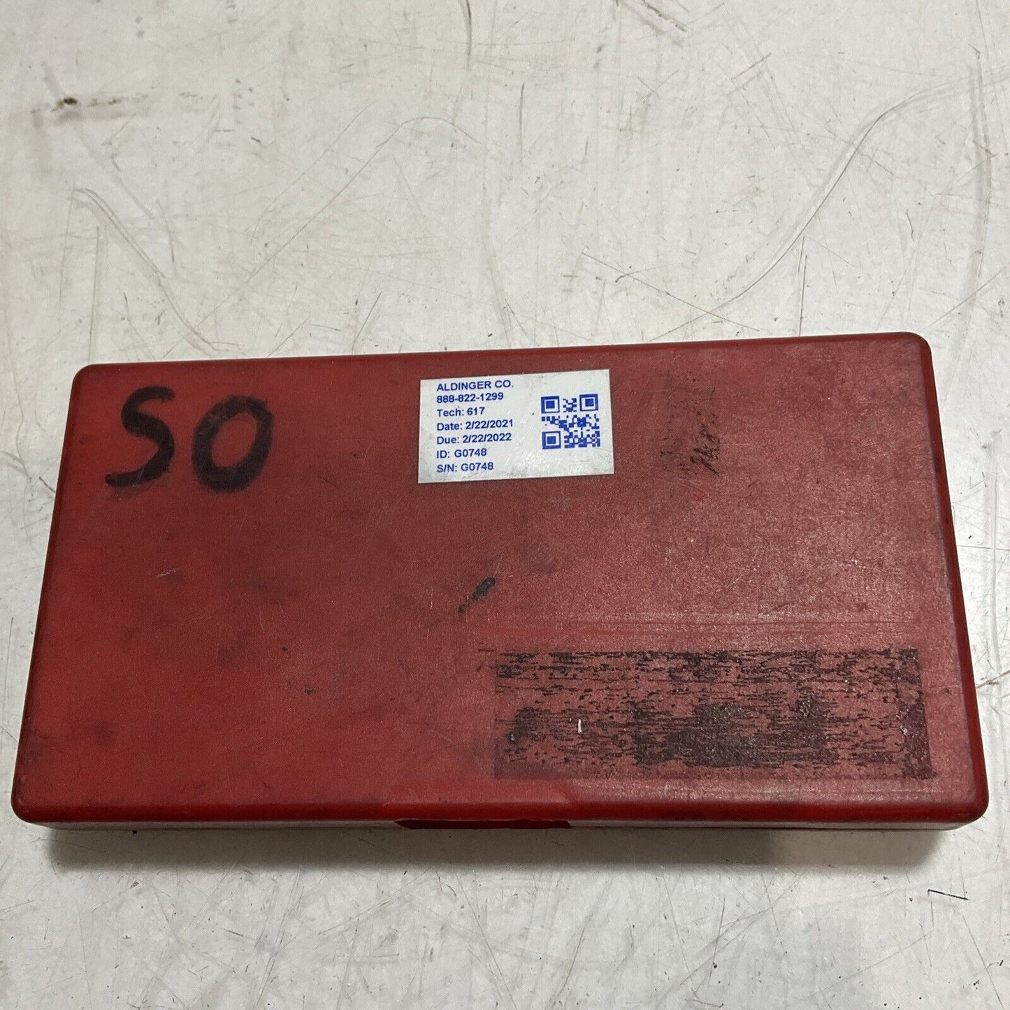 ALDINGER G0748 IMGAGES 4.000 GAGE BLOCK VARIABLE MILLING SPEED U3S