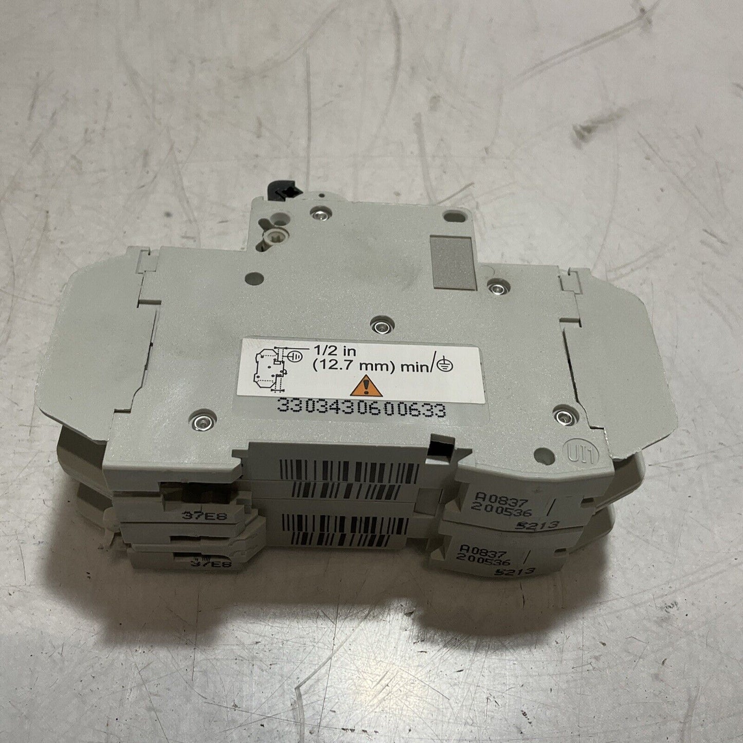 SQUARED D 60163 MINIATURE CIRCUIT BREAKER U3S
