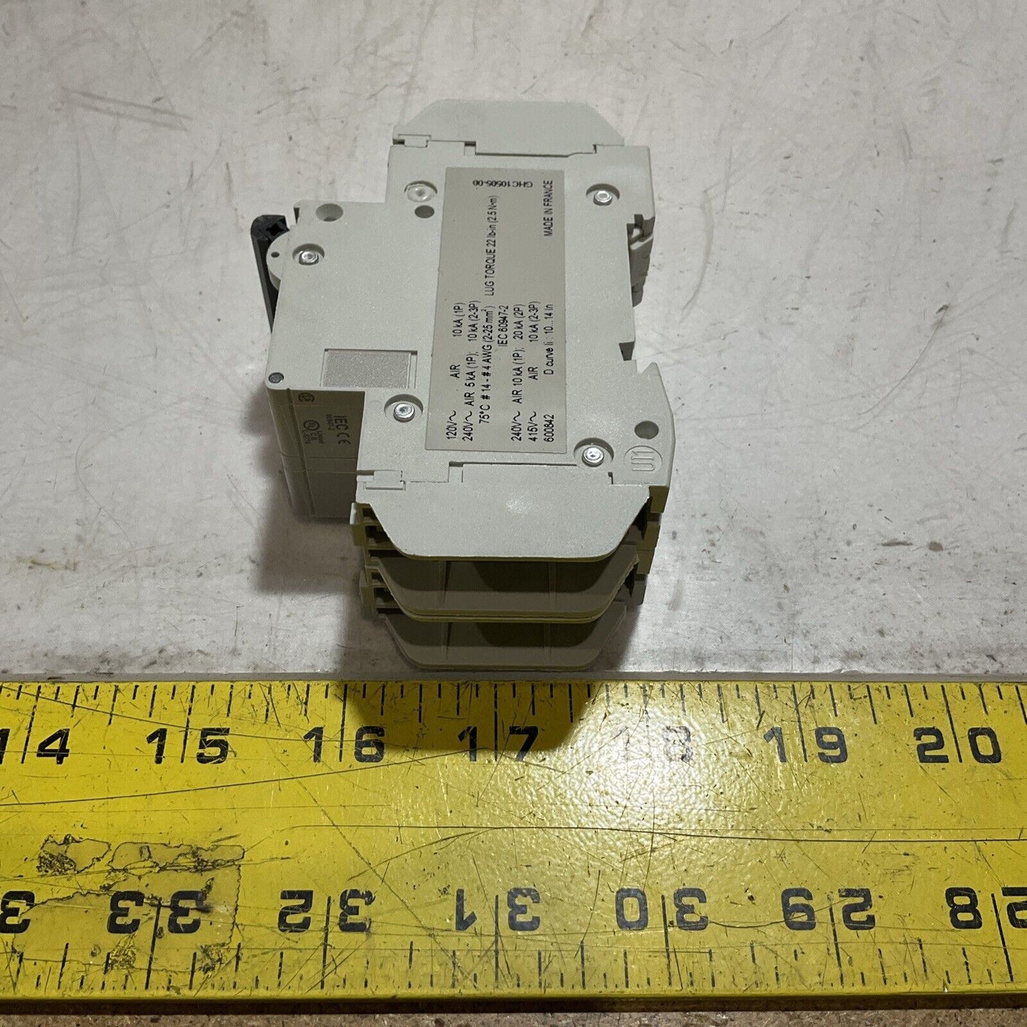 SQUARED D 60163 MINIATURE CIRCUIT BREAKER U3S