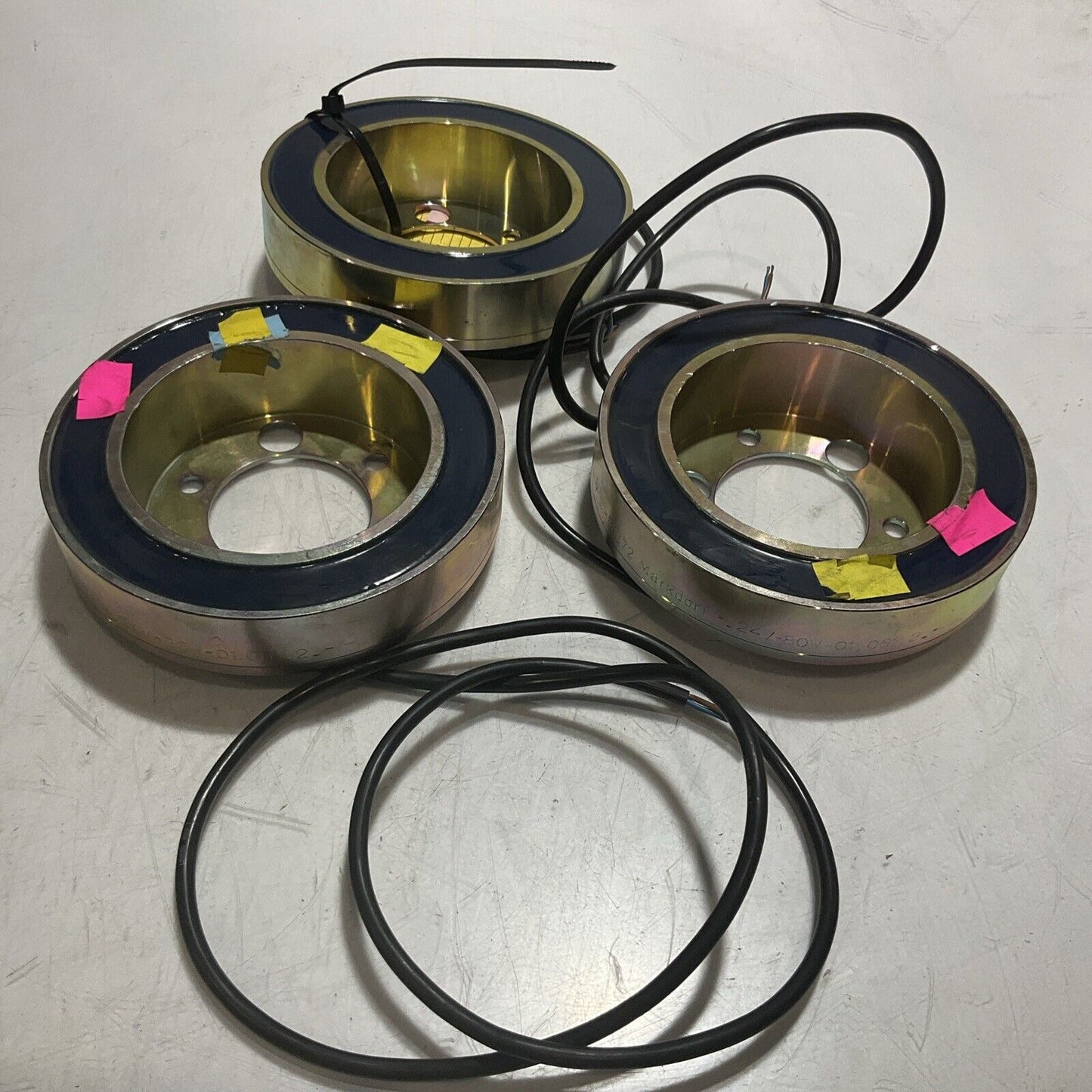 LINNIG D-88672 BLUE MAGNET MARKDORF 24V-80W-01 LOT OF 3 E3G