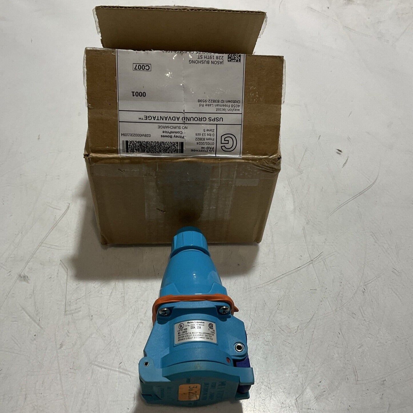MELTRIC DSN20A PIN AND SLEEVES RECEPTACLE