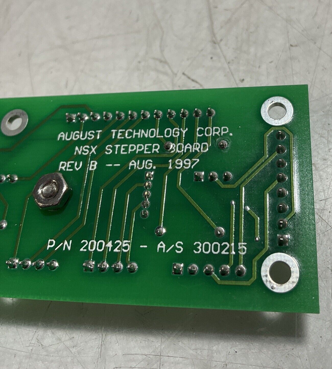 AUGUST TECHNOLOGY CORP 200425 PCB ASSEMBLY NSX STEPPER BOARD LOT OF 2 U3S
