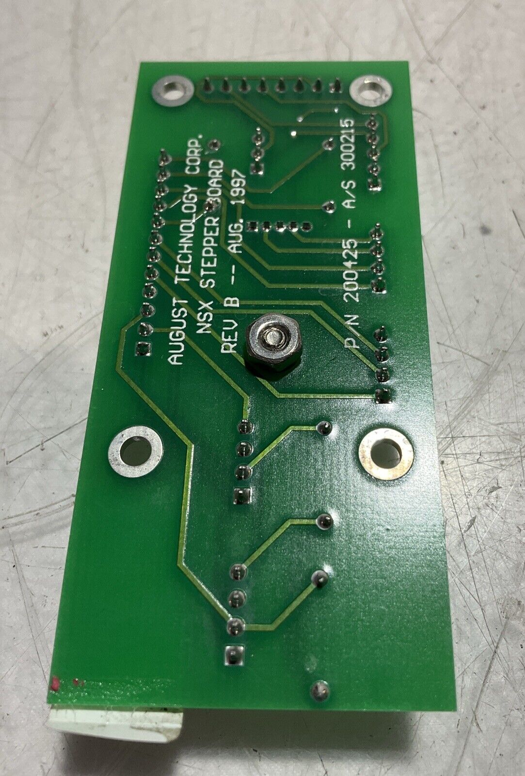AUGUST TECHNOLOGY CORP 200425 PCB ASSEMBLY NSX STEPPER BOARD LOT OF 2 U3S