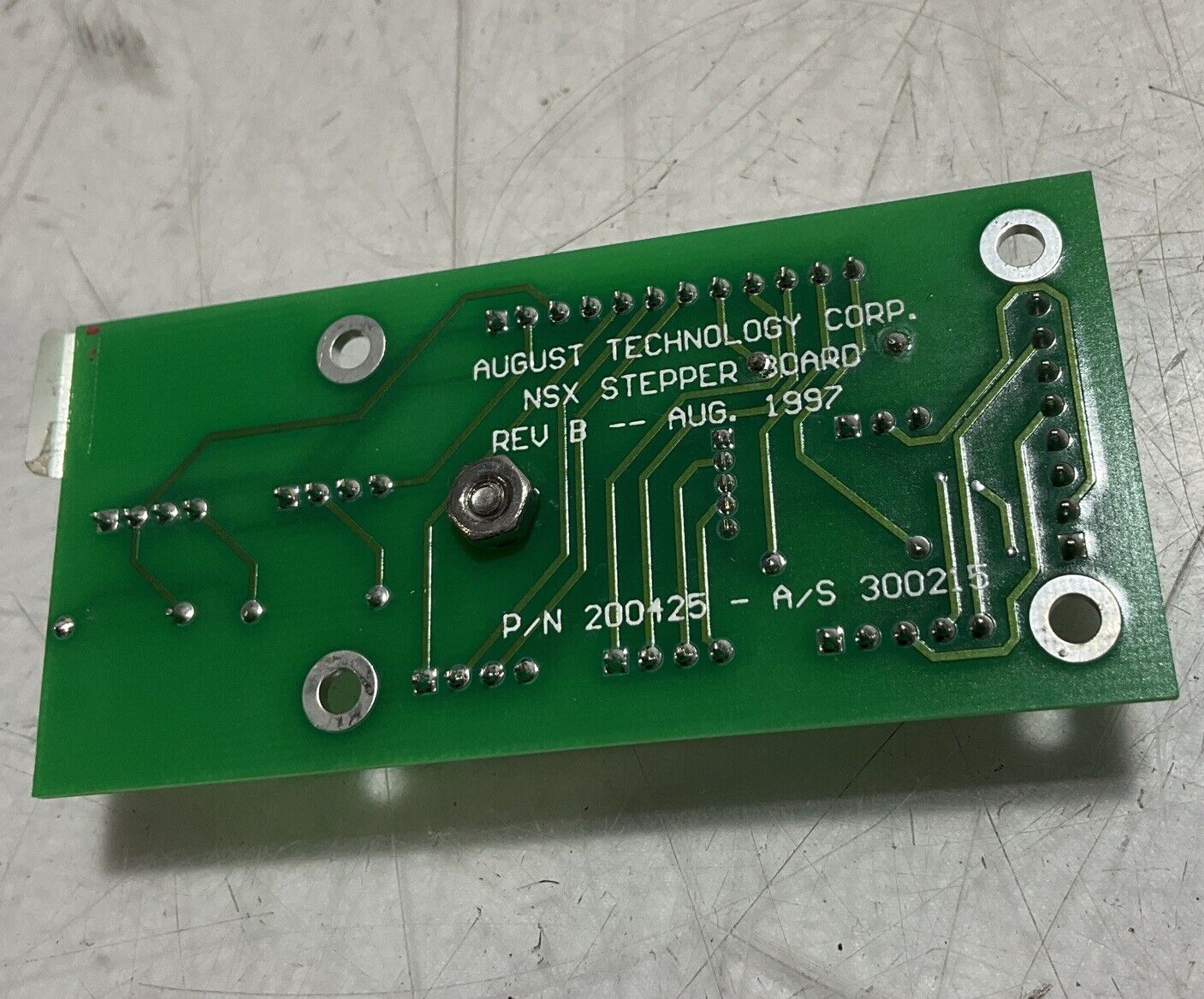 AUGUST TECHNOLOGY CORP 200425 PCB ASSEMBLY NSX STEPPER BOARD LOT OF 2 U3S