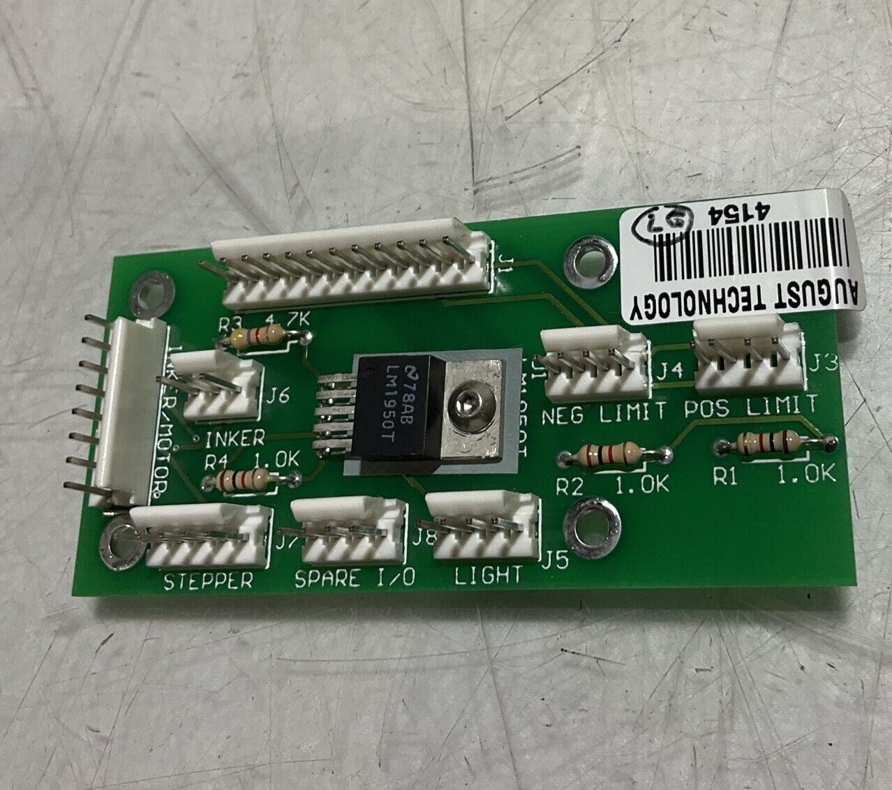 AUGUST TECHNOLOGY CORP 200425 PCB ASSEMBLY NSX STEPPER BOARD LOT OF 2 U3S