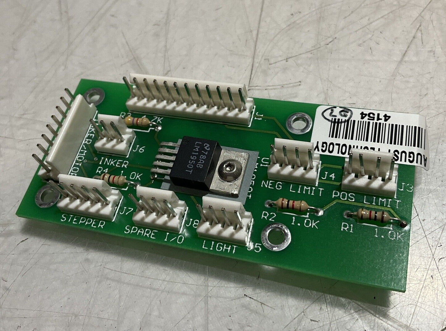 AUGUST TECHNOLOGY CORP 200425 PCB ASSEMBLY NSX STEPPER BOARD LOT OF 2 U3S