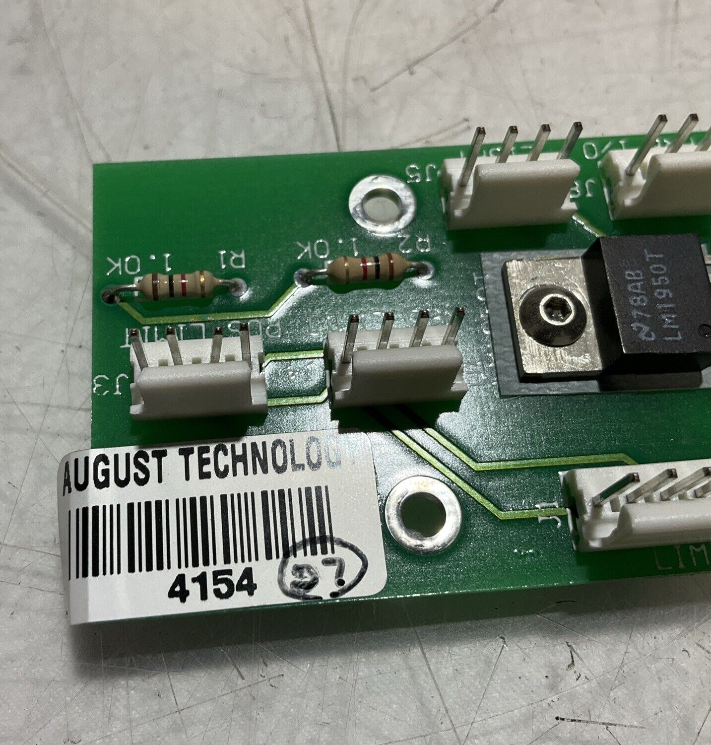 AUGUST TECHNOLOGY CORP 200425 PCB ASSEMBLY NSX STEPPER BOARD LOT OF 2 U3S