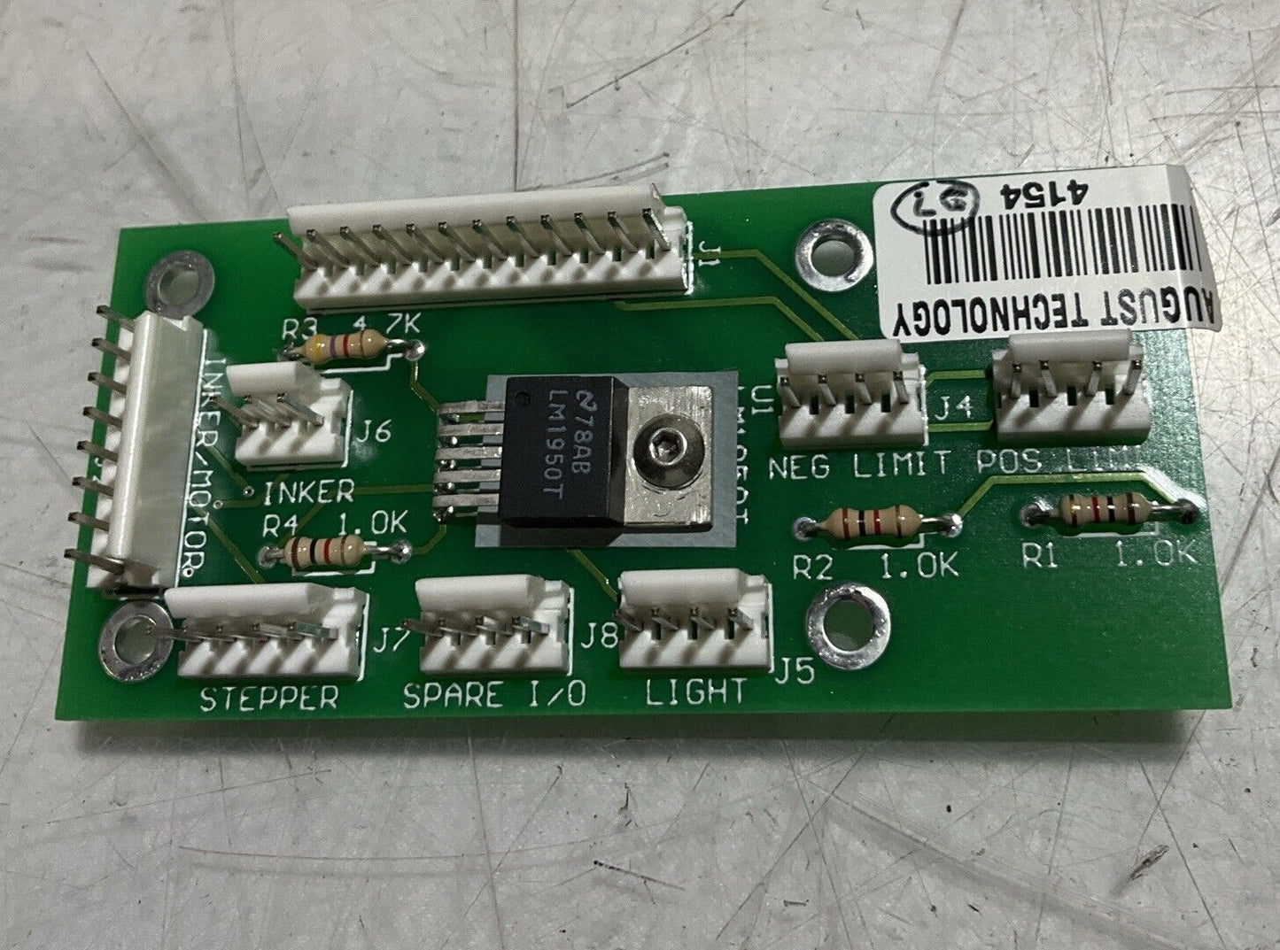 AUGUST TECHNOLOGY CORP 200425 PCB ASSEMBLY NSX STEPPER BOARD LOT OF 2 U3S