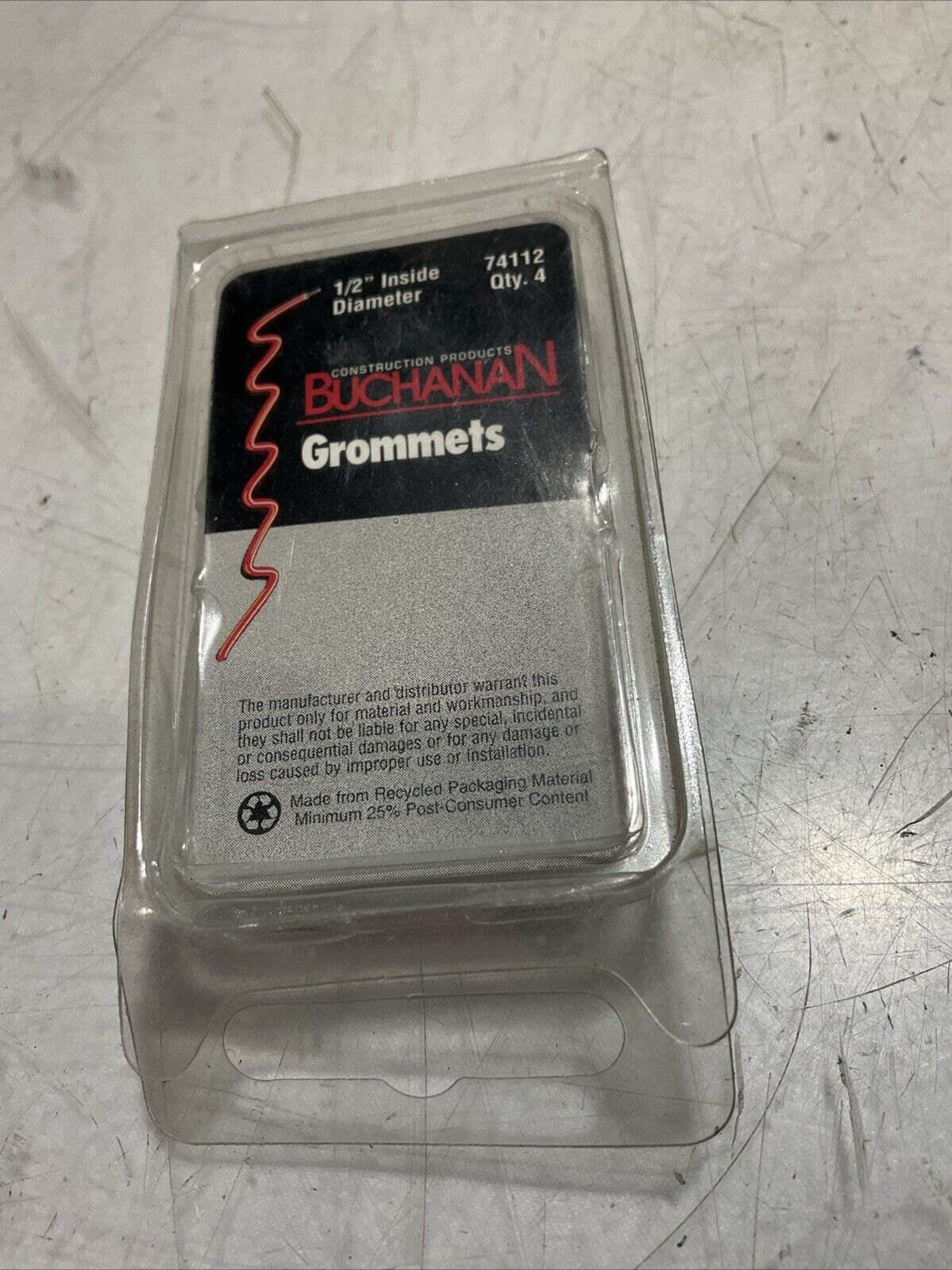 BUCHANAN GROMMETS 74112 ID GROMMETS 1/2 INSIDE DIAMETER U3S