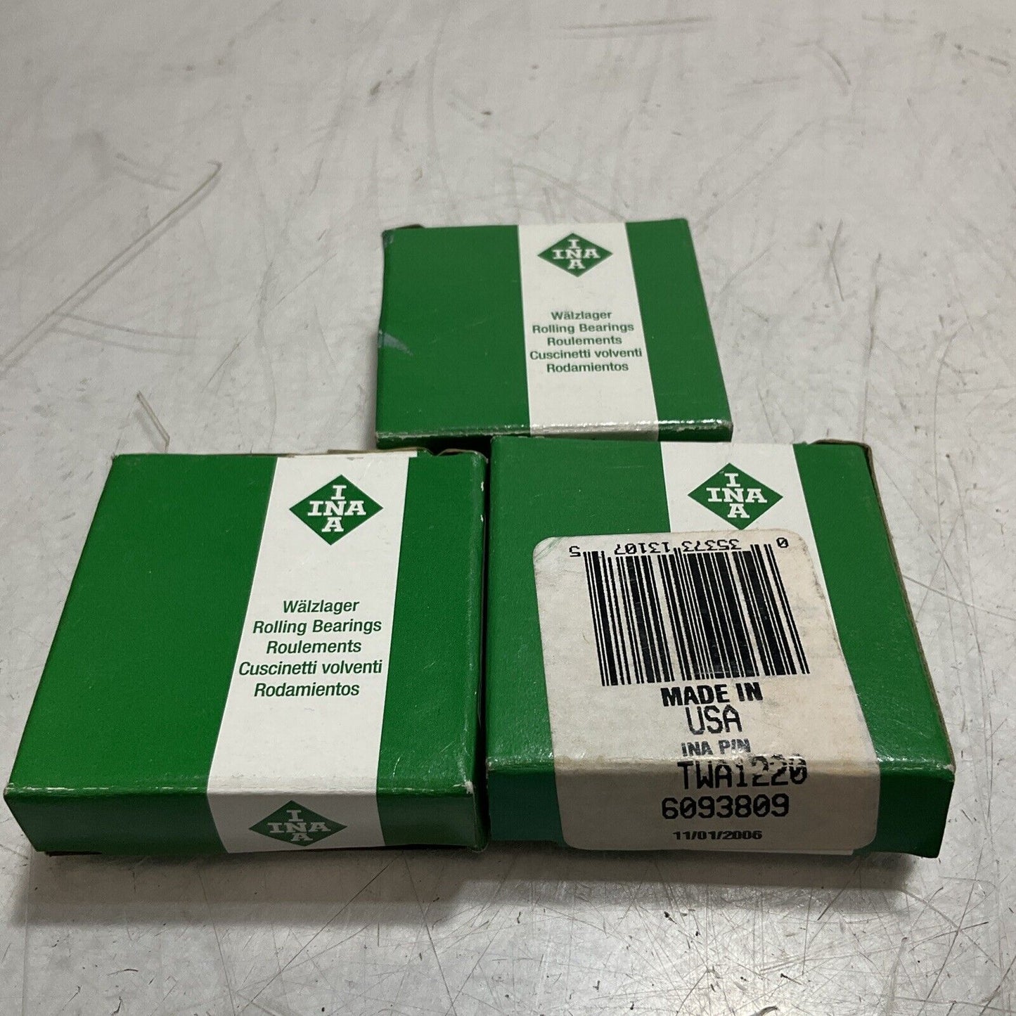 INA 6093809 THRUST ROLLER BEARING WASHER LOT OF 3 U3S