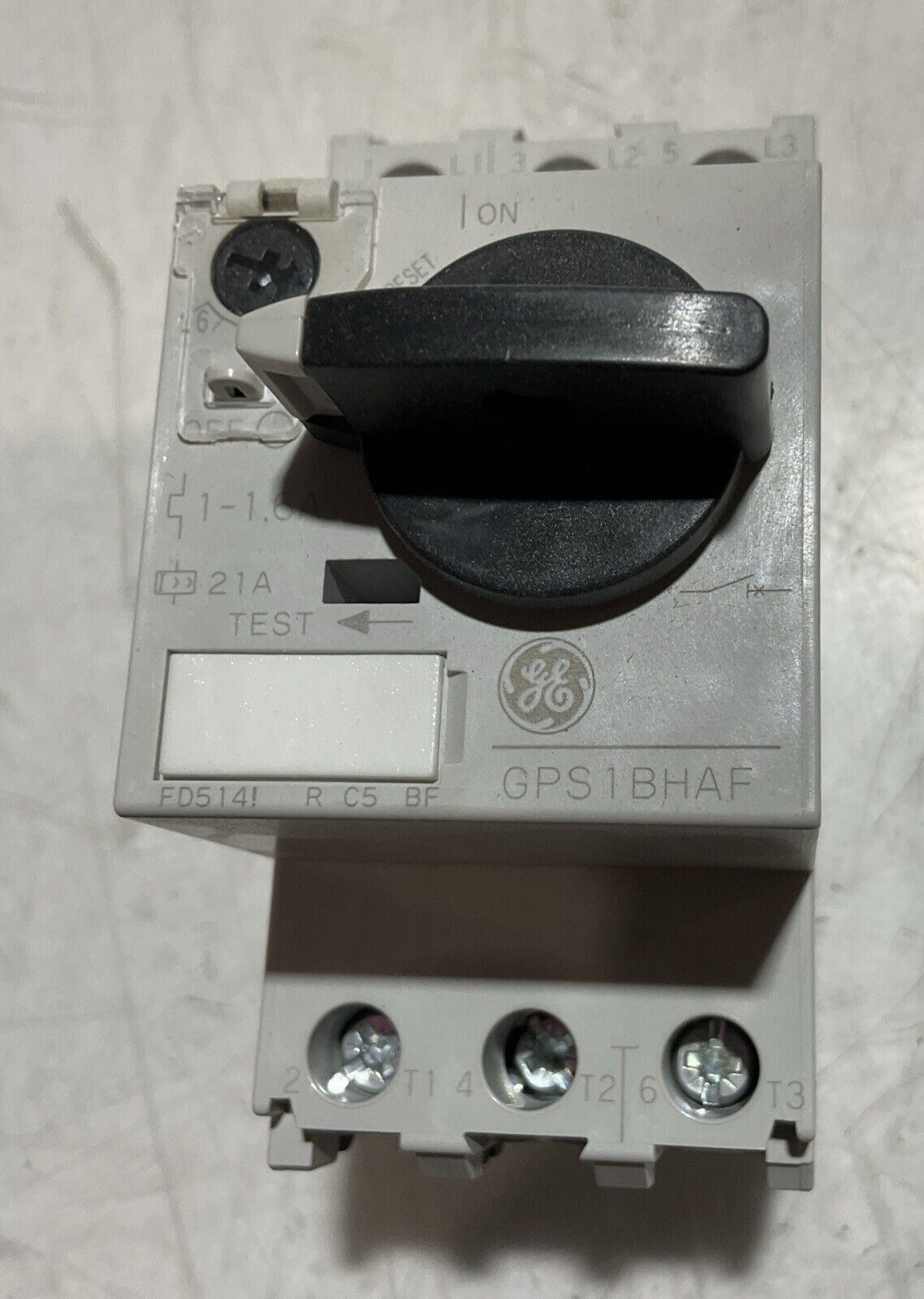 GE GPS1BHAF MANUAL MOTOR STARTER LOT OF 2 E3G