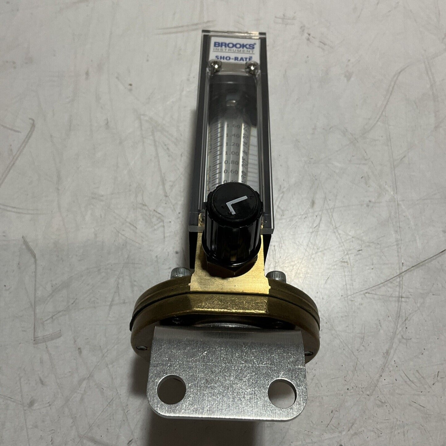 BROOKS INSTRUMENT 1350G BJ3BAJQ1AAA LOW FLOW GLASS AND PLASTIC TUBE (PURGEMETER)