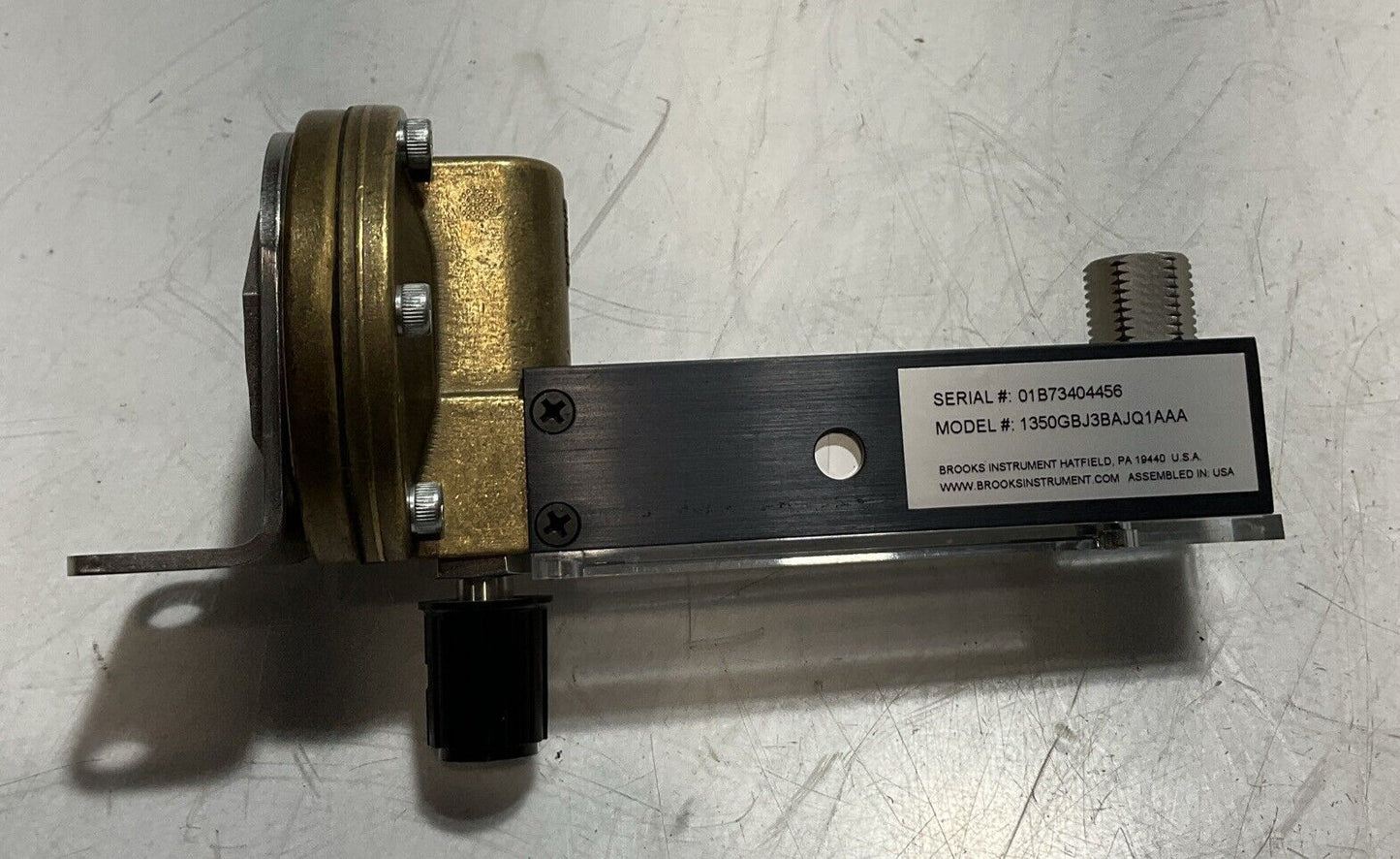 BROOKS INSTRUMENT 1350G BJ3BAJQ1AAA LOW FLOW GLASS AND PLASTIC TUBE (PURGEMETER)