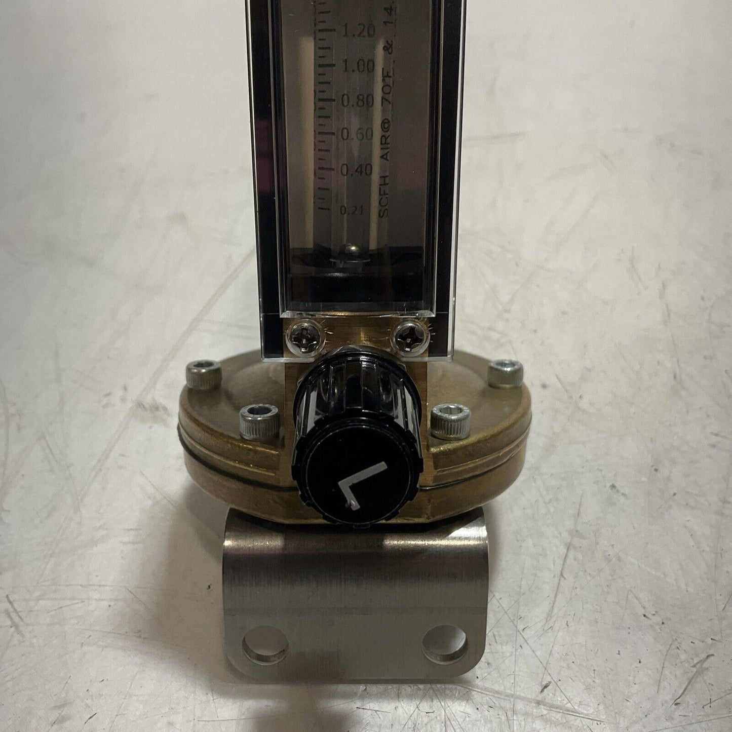 BROOKS INSTRUMENT 1350G BJ3BAJQ1AAA LOW FLOW GLASS AND PLASTIC TUBE (PURGEMETER)