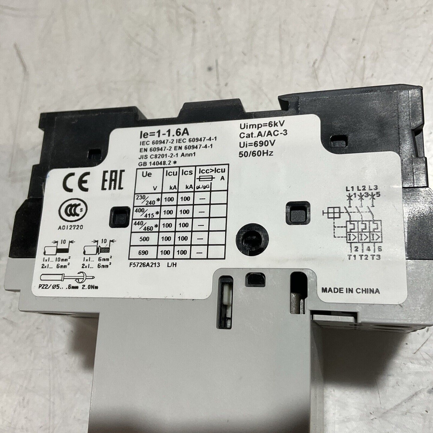 GE GPS1BHAF MANUAL MOTOR STARTER LOT OF 2 E3G