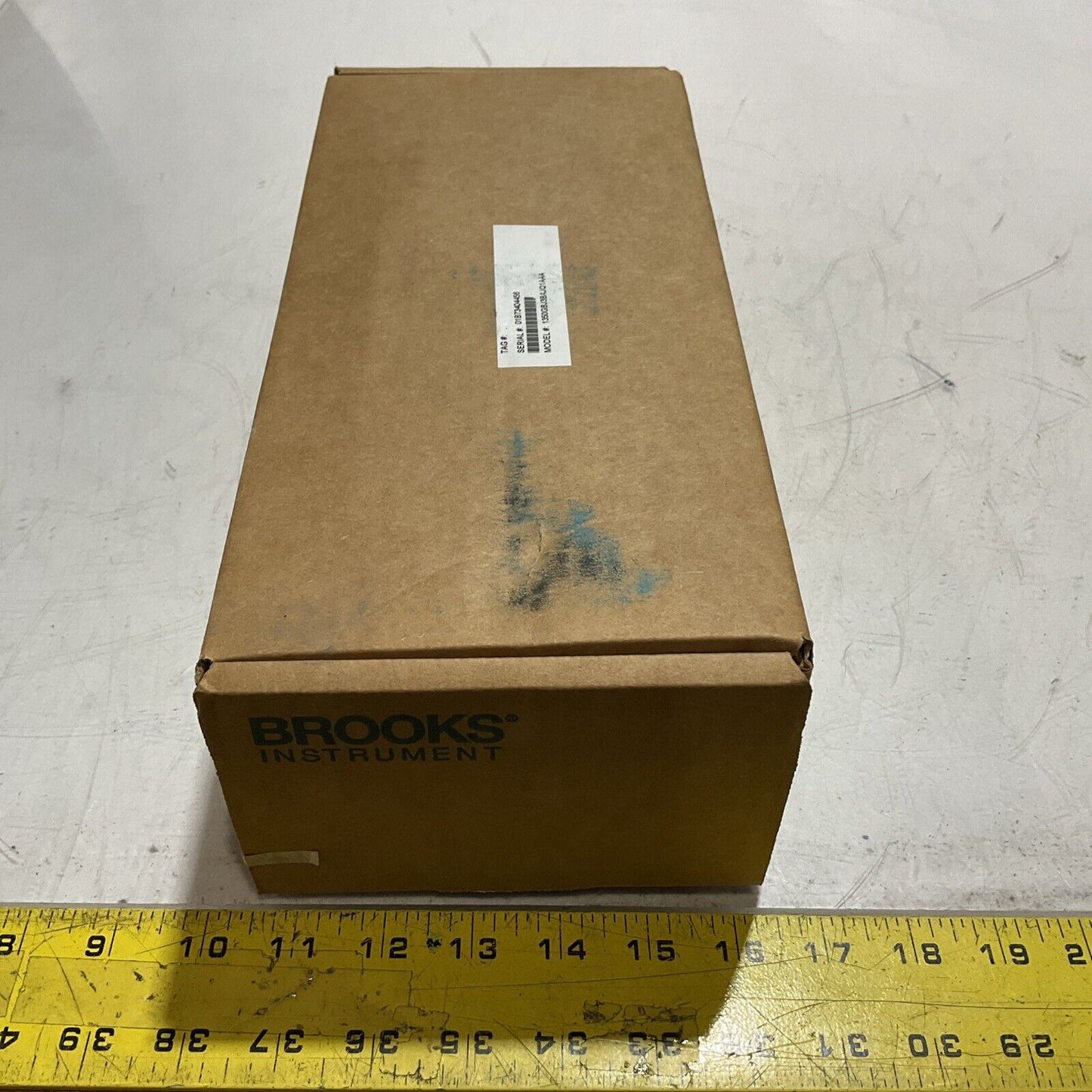 BROOKS INSTRUMENT 1350G BJ3BAJQ1AAA LOW FLOW GLASS AND PLASTIC TUBE (PURGEMETER)