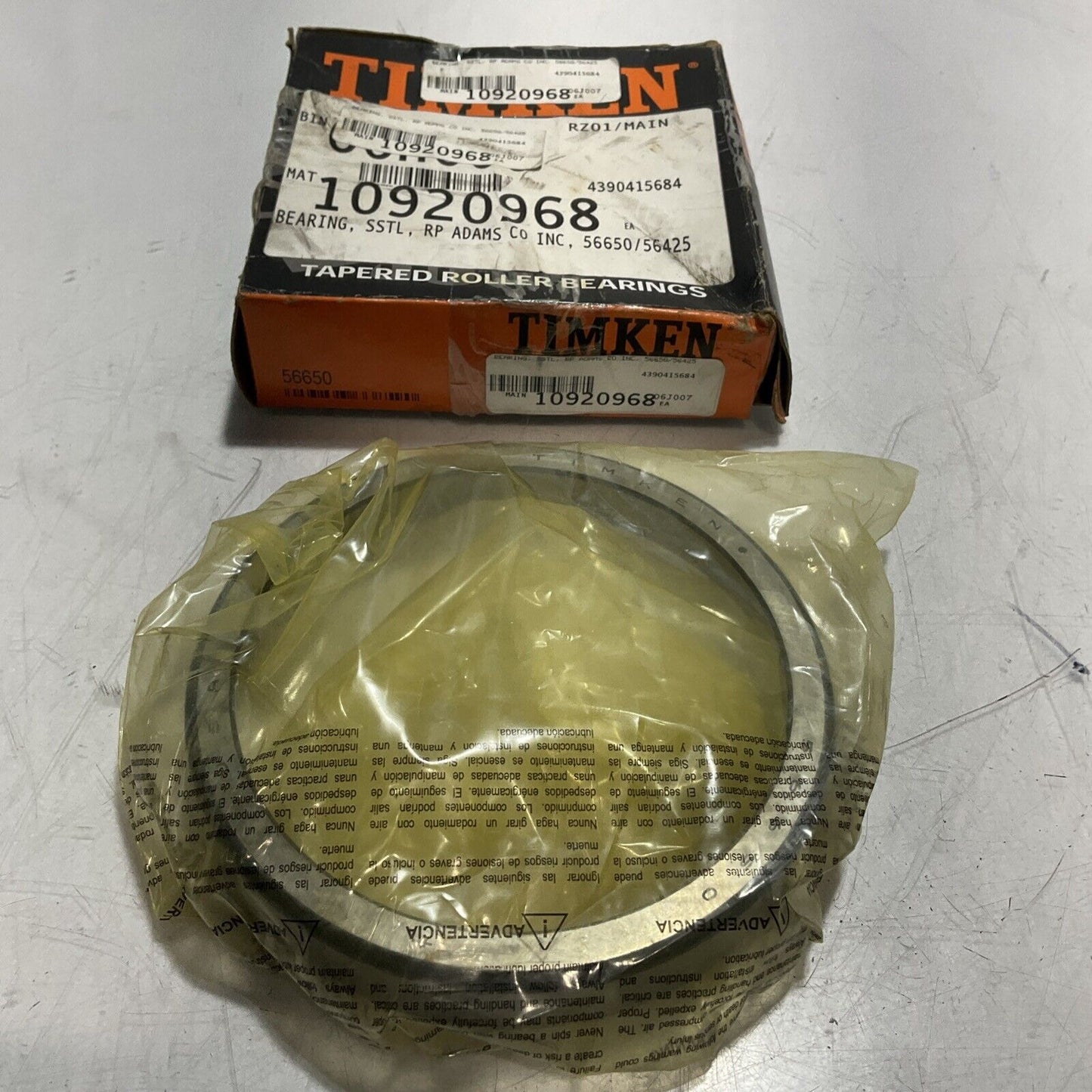 TIMKEN 56650 TAPERED ROLLER BEARINGS U3S