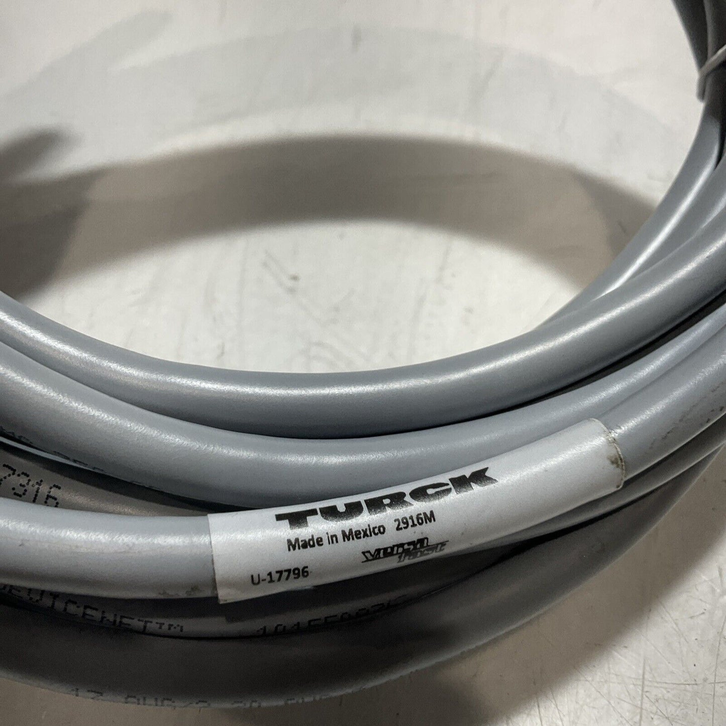 TURCK U-17796 CABLE ASSEMBLY W216 CASTR BCS CAN T-OUT LOT OF 2 U3S