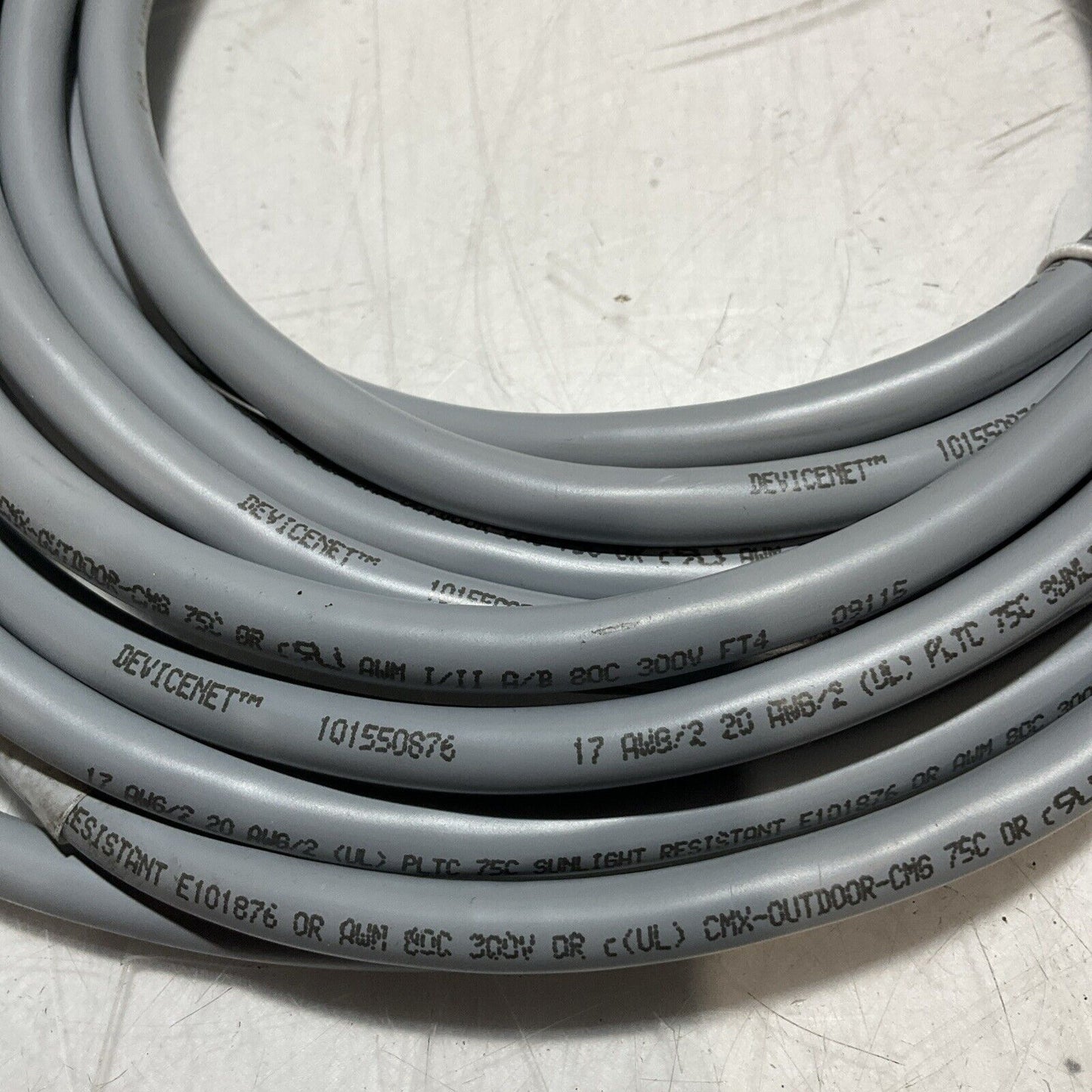 TURCK U-17796 CABLE ASSEMBLY W216 CASTR BCS CAN T-OUT LOT OF 2 U3S