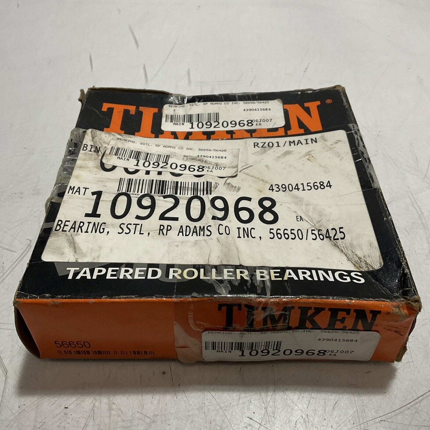 TIMKEN 56650 TAPERED ROLLER BEARINGS U3S