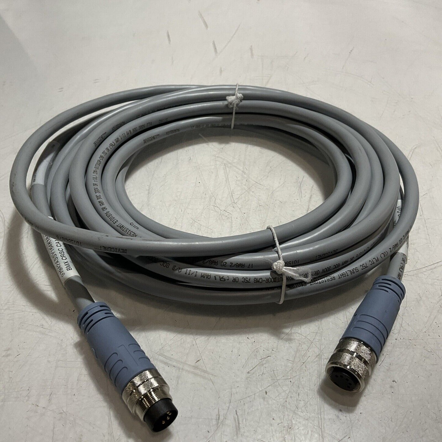 TURCK U-17796 CABLE ASSEMBLY W216 CASTR BCS CAN T-OUT LOT OF 2 U3S