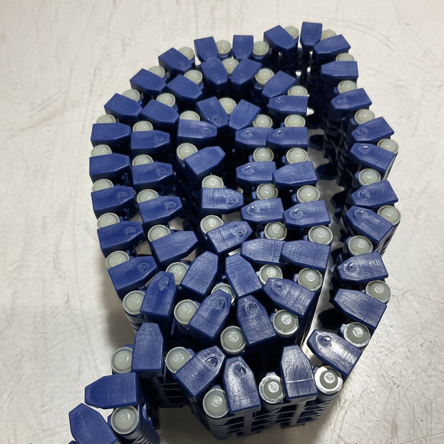 INTRALOX SER 1100 BLUE FLUSH GRID BELT TABBED L=1262 LOT OF 2 U3S