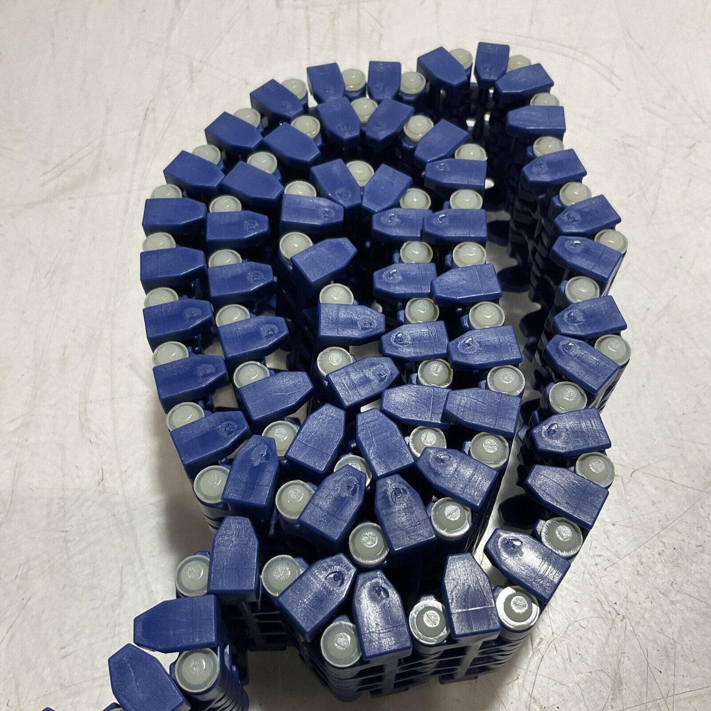 INTRALOX SER 1100 BLUE FLUSH GRID BELT TABBED L=1262 LOT OF 2 U3S