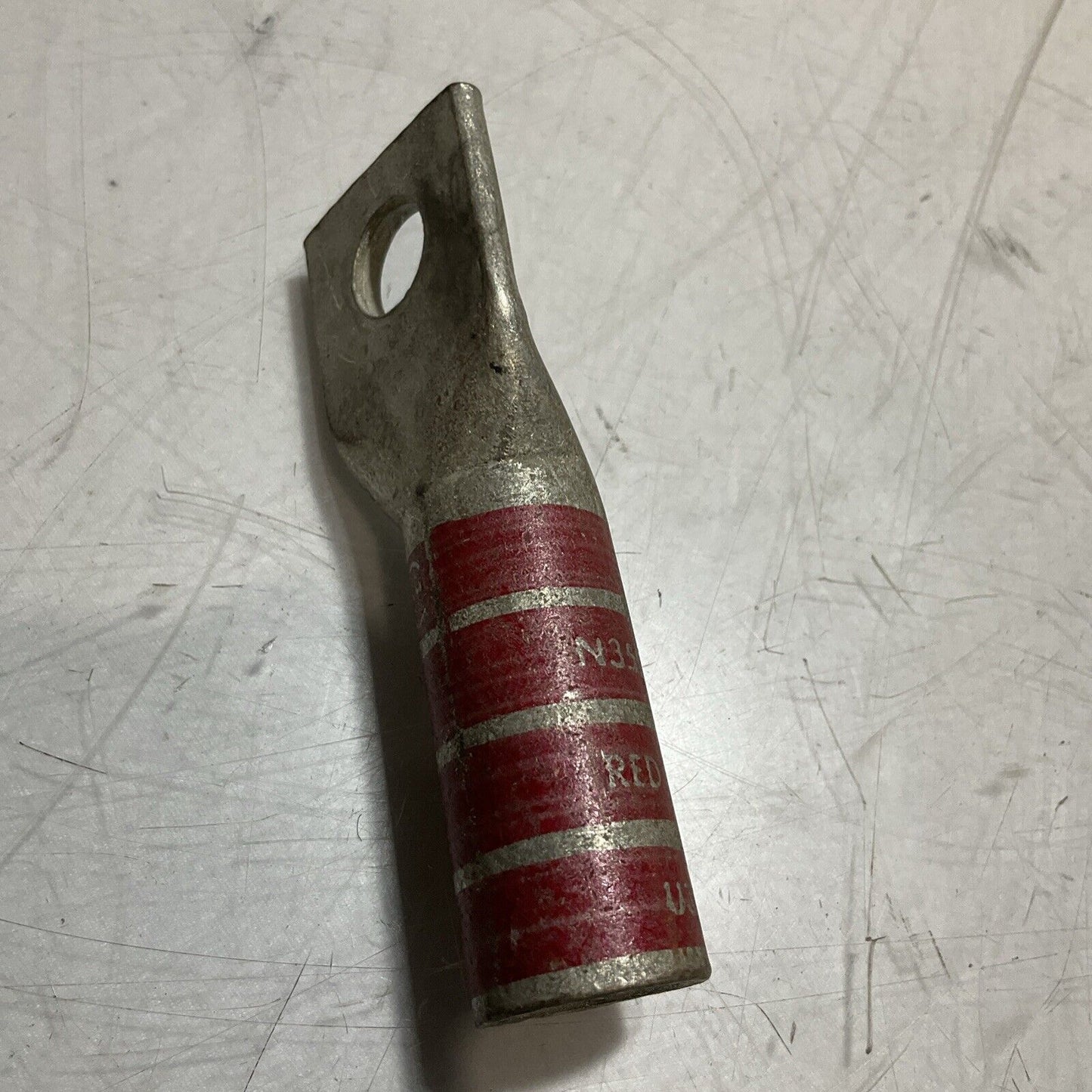 BURNDY N350 RED DIE 324/18 COMPRESSION LUG LOT OF 5 U3S