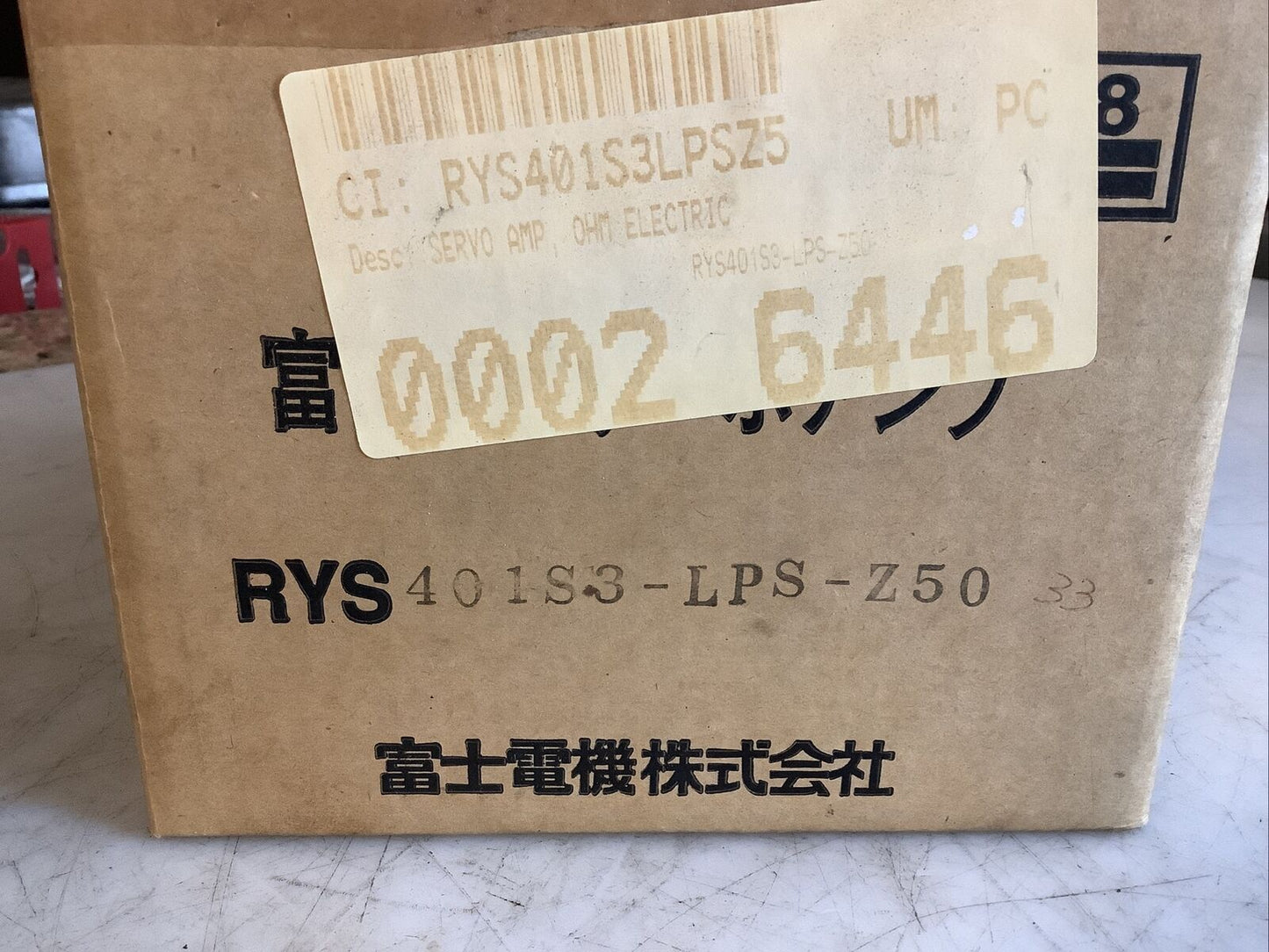 FUJI RYS401S3-LPS-Z50 AC SERVO DRIVE HHH