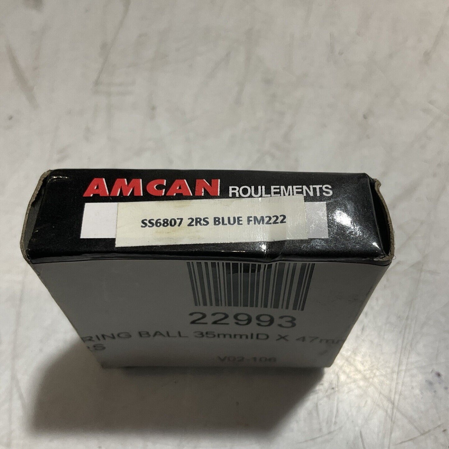 AMCAN SS68072RS BLUE FM222 BALL BEARING LOT OF 4 E3G