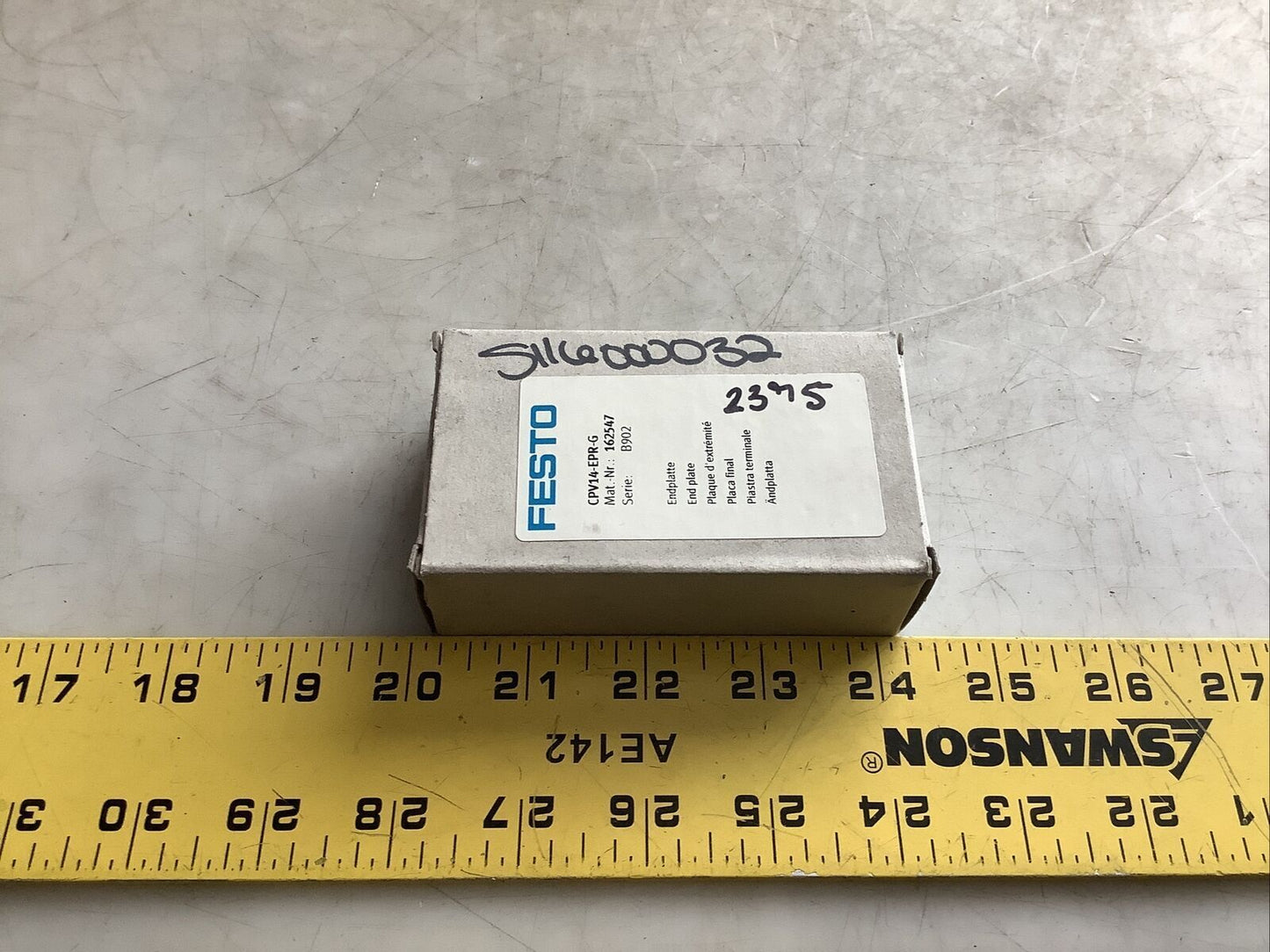 FESTO CPV14-EPR-G END PLATE 999