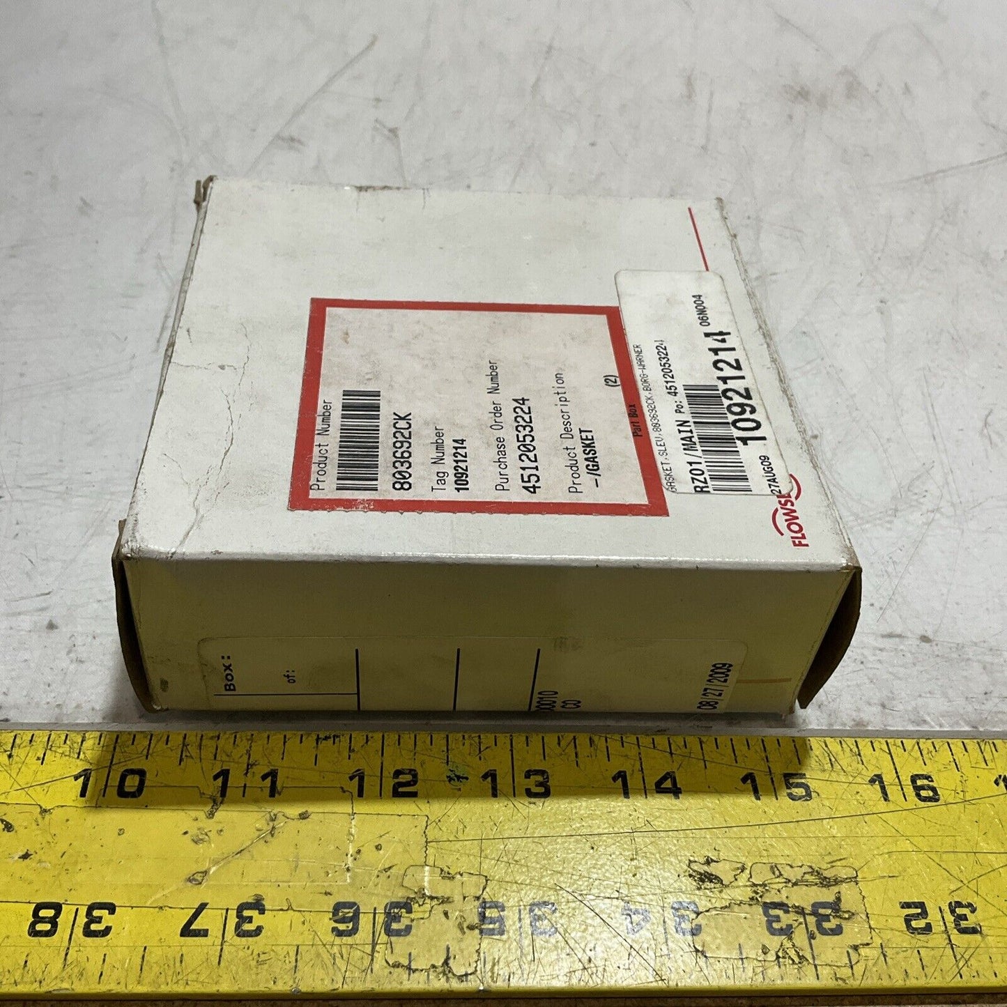 FLOWSERVE 803692CK GASKET SLEEVE BORG WARNER U3S
