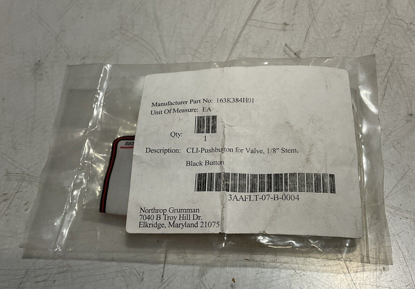 CLIPPARD MINIMATIC 163K384H01 CLI-PUSHBUTTON FOR VALVE 1/8”STEM U3S