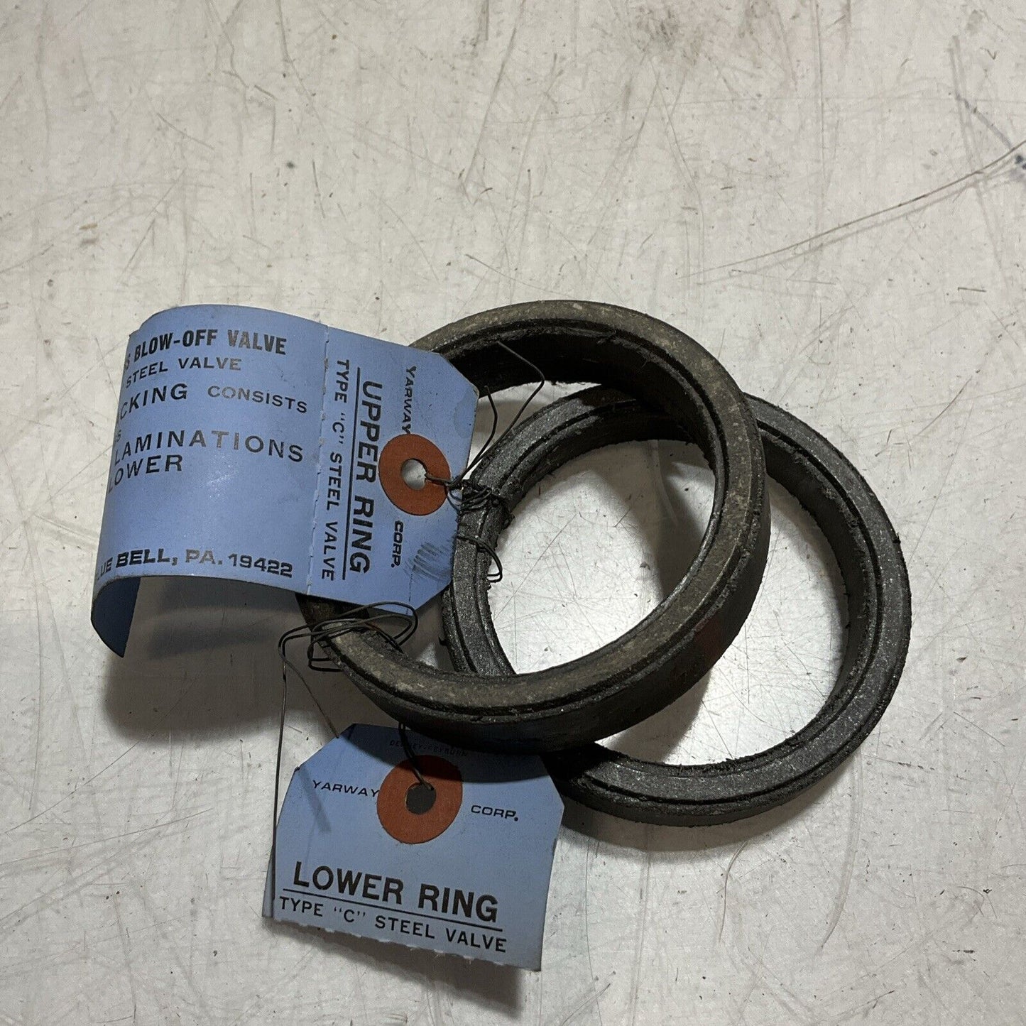 YARWAY 945661-18 PACKING 2”C STEEL SEATLESS BLOW-OFF VALVE U3S