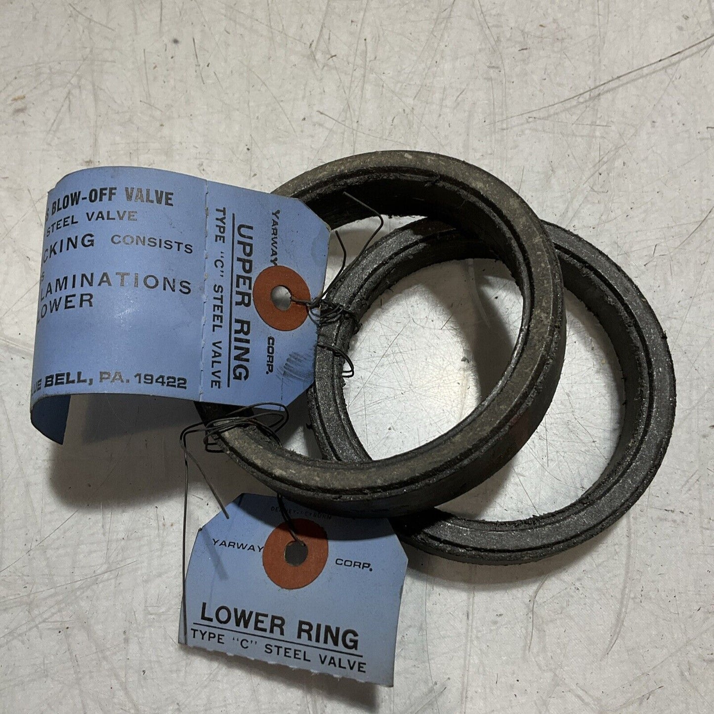 YARWAY 945661-18 PACKING 2”C STEEL SEATLESS BLOW-OFF VALVE U3S