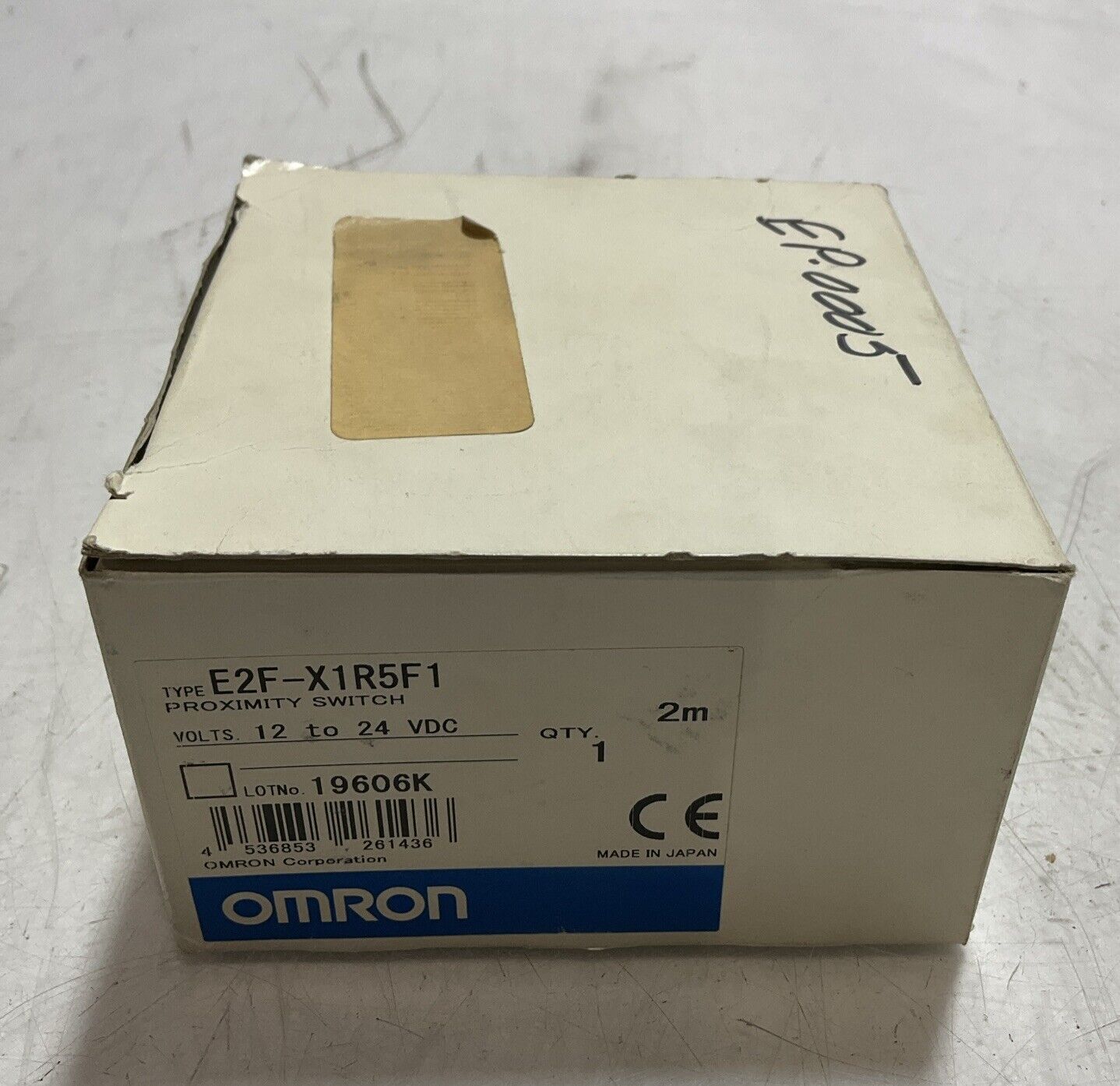 OMRON E2F-X1R5F1 PROXIMITY SWITCH VOLTS 12 TO 24 VDC U3S
