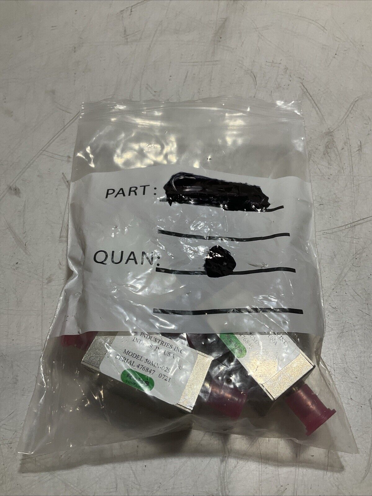 JFW INDUSTRIES 50MN-029 SMA ROTARY ATTENUATOR SIGNAL IN RADIO LOT OF 4 U3S
