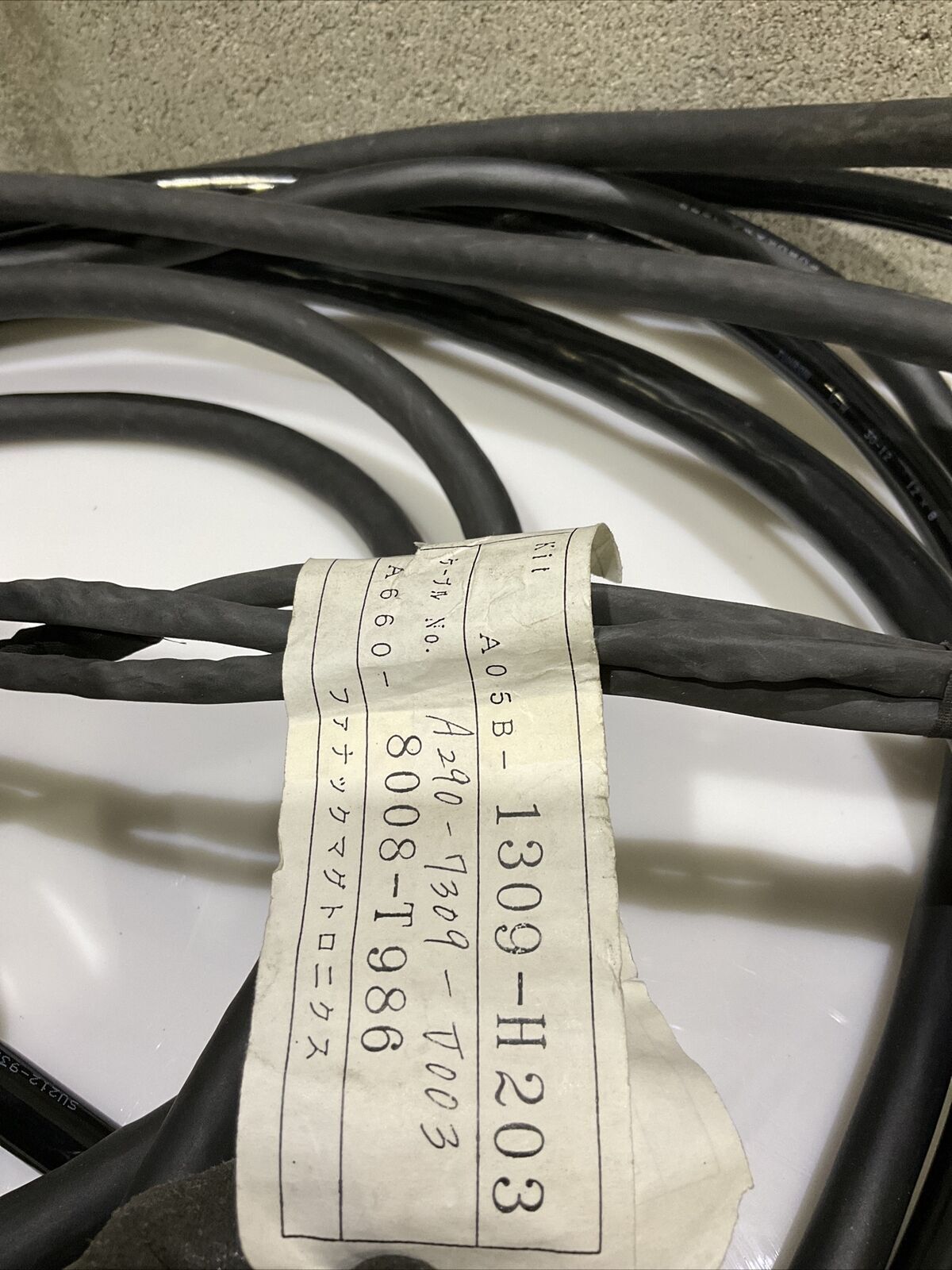 FANUC A05B-1309-H203 CABLE ASSEMBLY WITH CONNECTORS 678