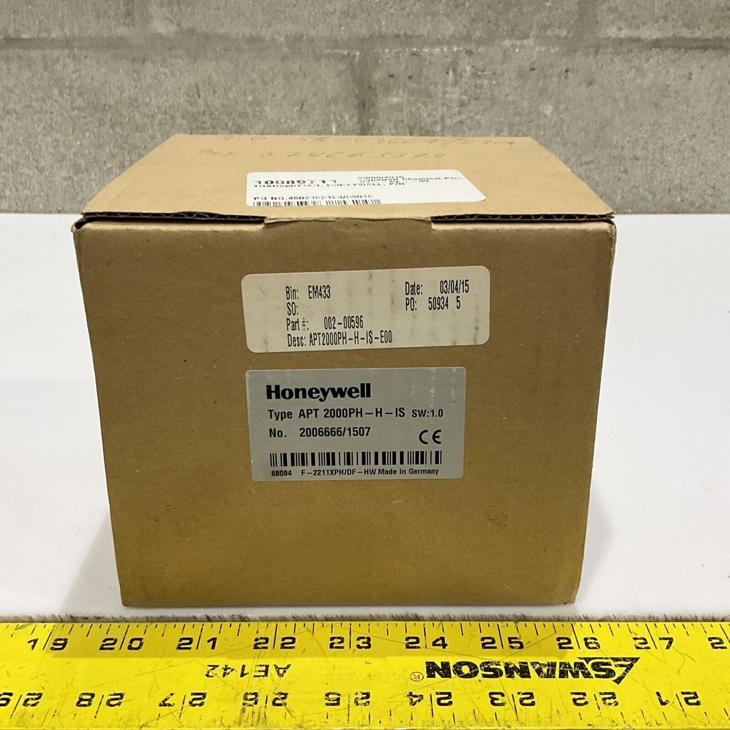HONEYWELL APT 2000PH-H-IS TRANSMITTER APT2000 SERIES 30V 0,8 W 555