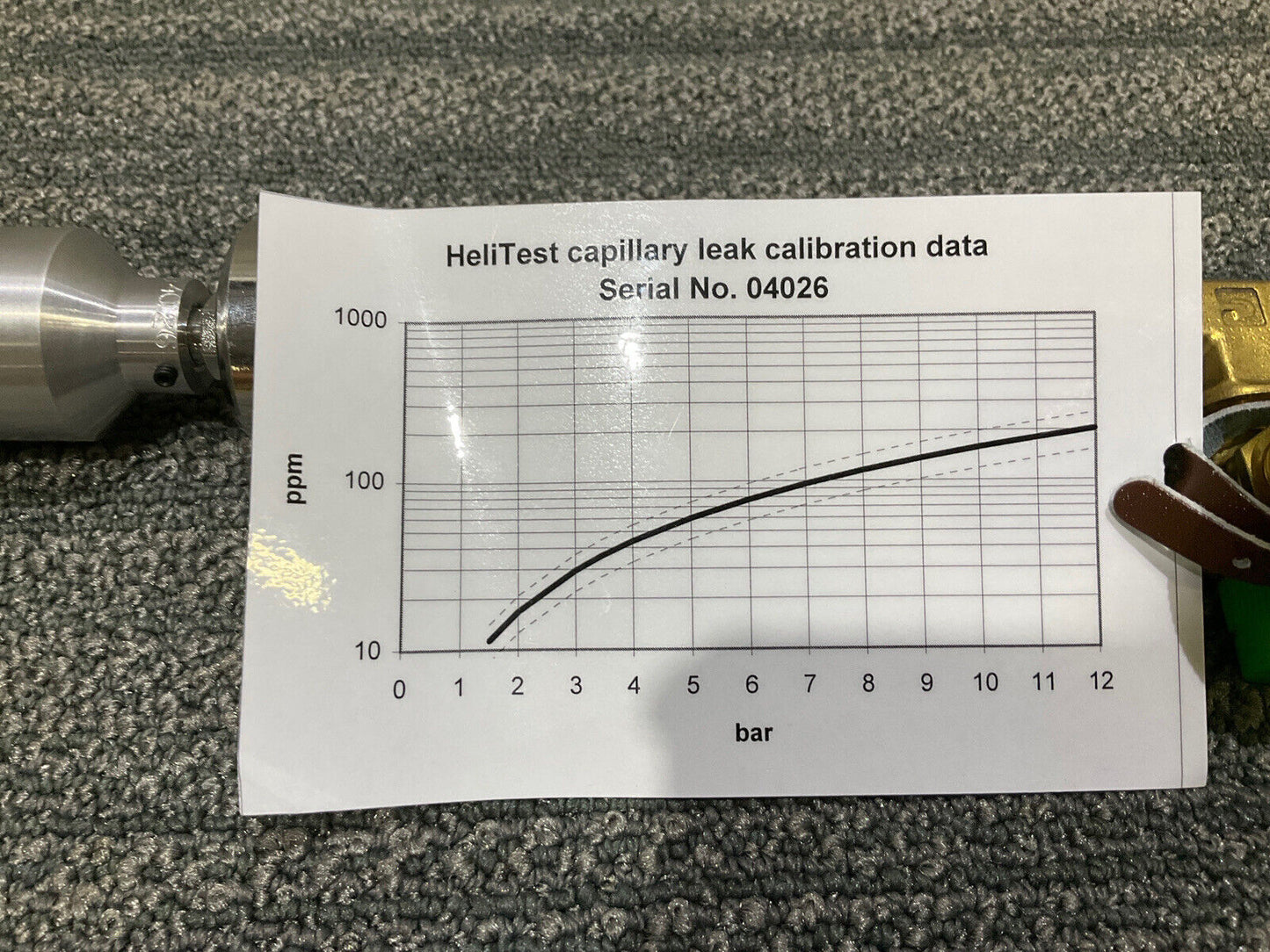 VARIAN 9693540 969-3540 HELITEST CAPILLARY LEAK 333