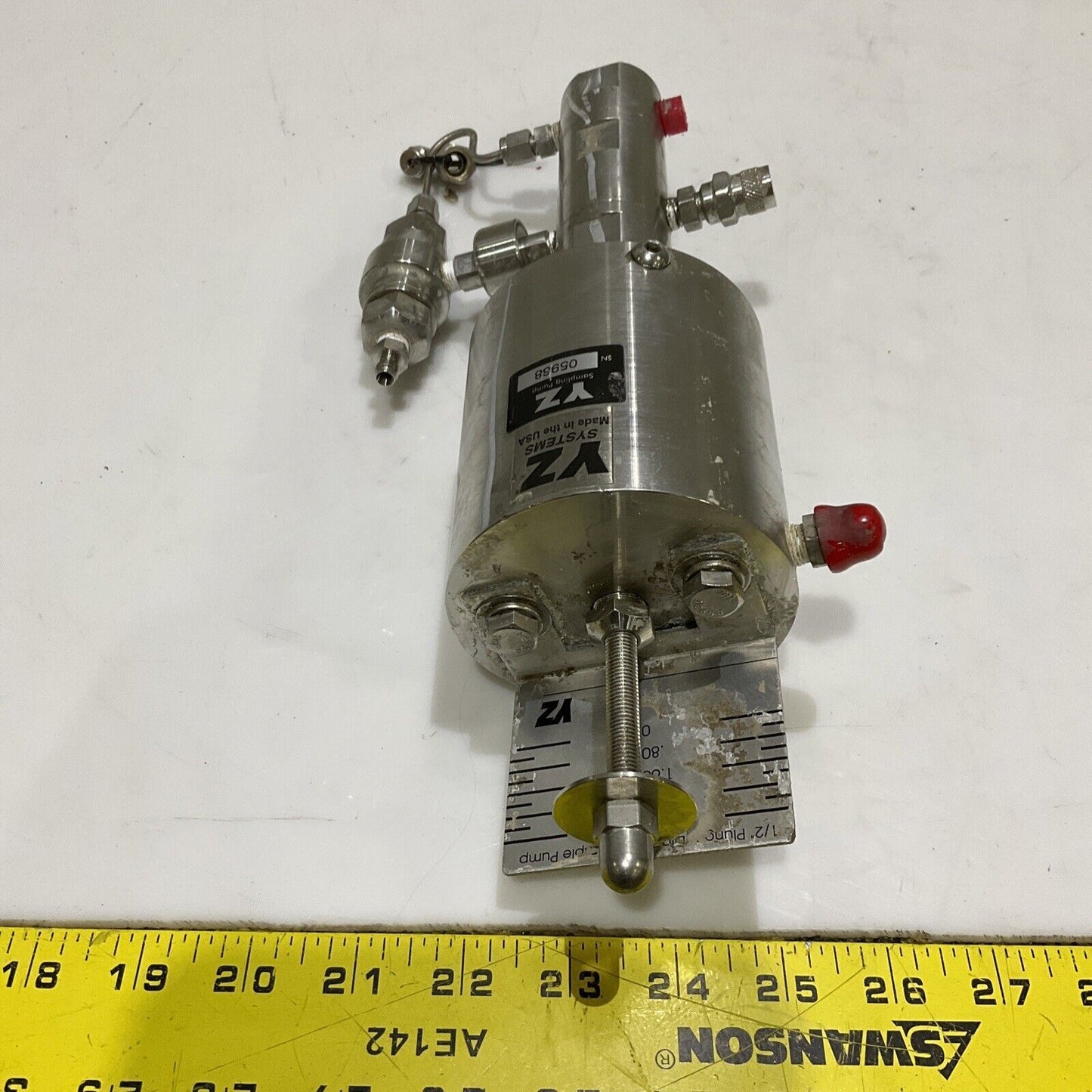 YZ SYSTEMS 05968 PLUNGER DIAMETER SAMPLING PUMP 1/2 IN 678