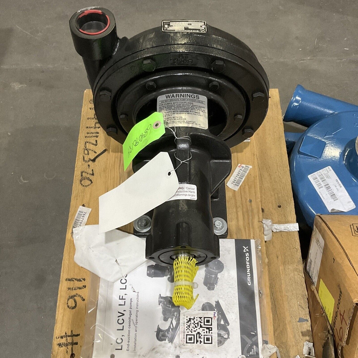 GRUNDFOS 11-15951-133P01 92651469 END SUCTION CENTRIFUGAL PUMP 474