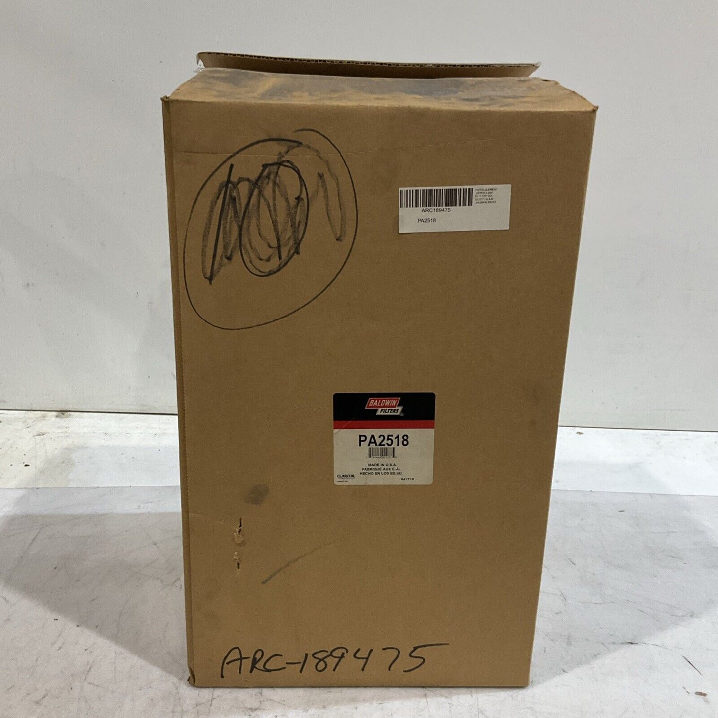BALDWIN FILTERS PA2518 OUTER AIR ELEMENT FILTER K9S